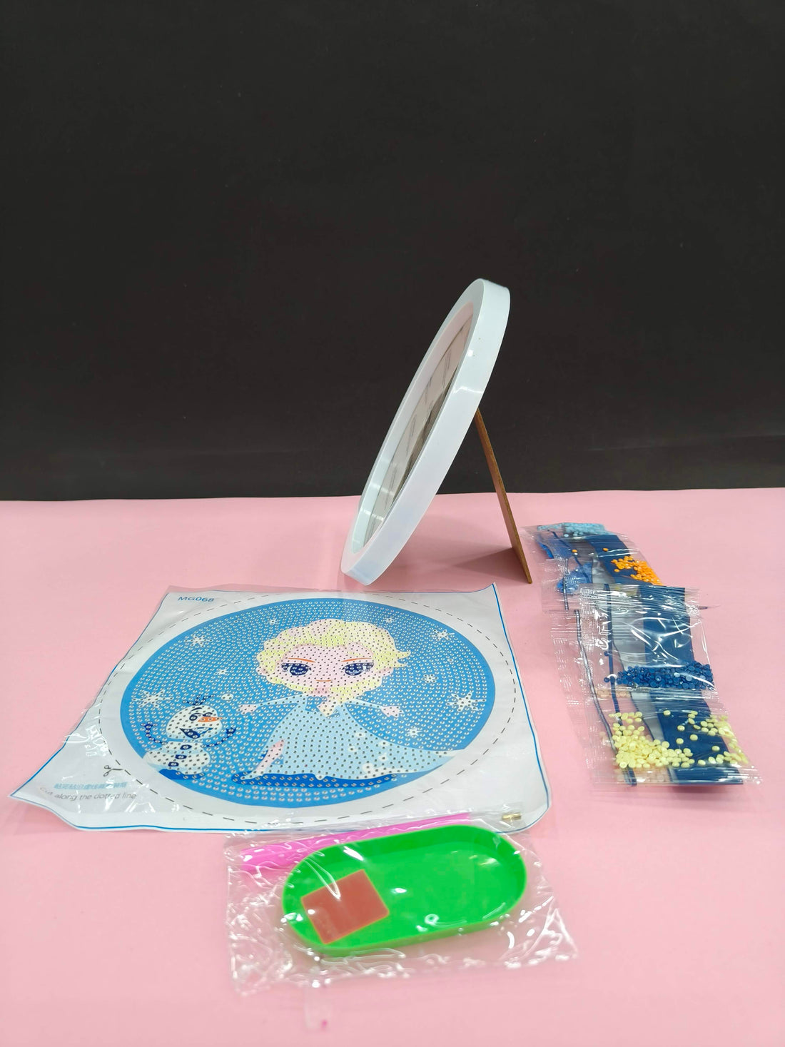 DIY Diamond Art Painting Kit for Kids with Frame | Cute Cartoon Diamond Painting Art Kit for Kids | Painting by Number Kits | DIY Diamond Painting | Therapeutic Art Activity - KtoY