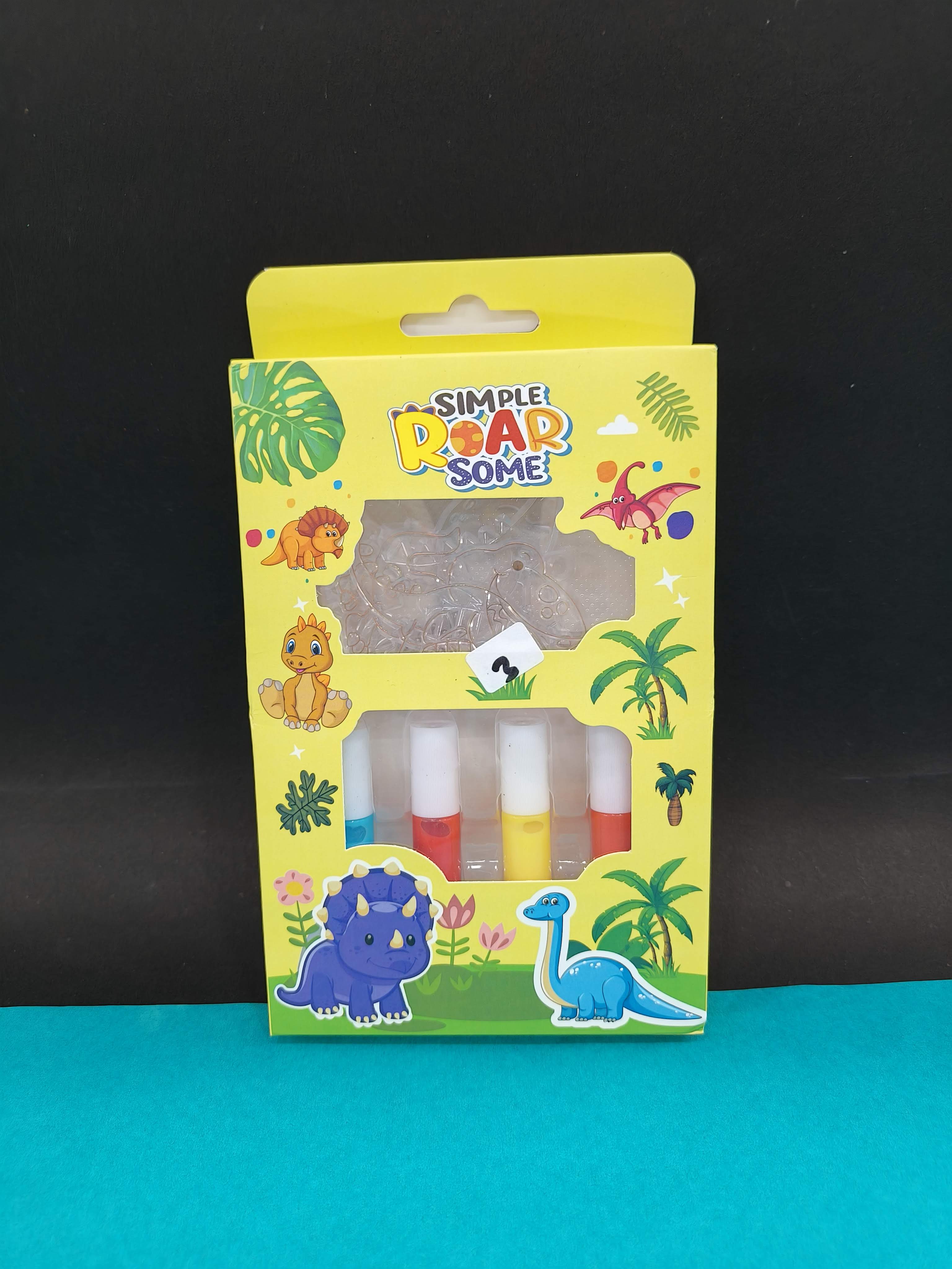 DIY Soft Glue Painting Craft Kits | Crystal Paint Arts and Crafts Set with Crystal Pendant and Chains | Keychain Pendant Making Kit for Girls & Boys (Pack of 1) - KtoY