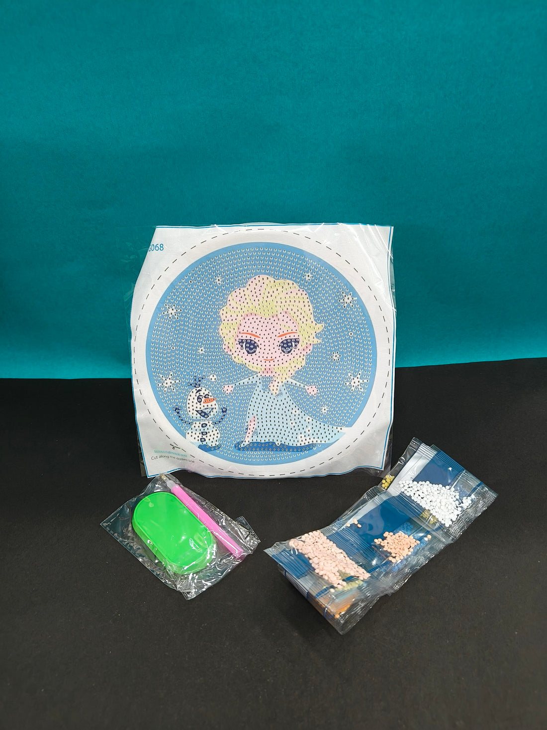 DIY Diamond Art Painting Kit for Kids with Frame | Cute Cartoon Diamond Painting Art Kit for Kids | Painting by Number Kits | DIY Diamond Painting | Therapeutic Art Activity - KtoY