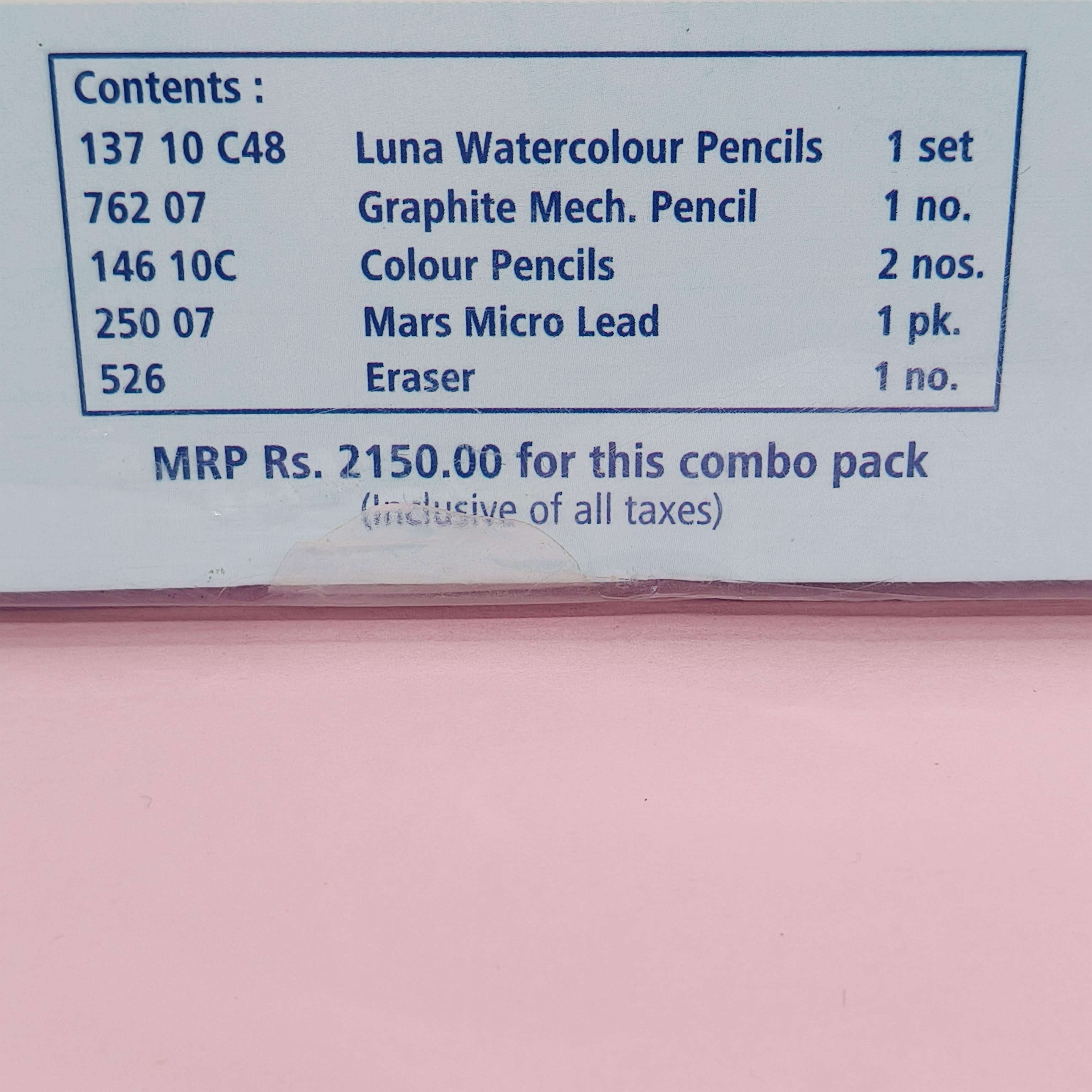 Staedtler 48 Shades Luna Water Colour Pencil - Pack of 48 (Multicolour) - KtoY