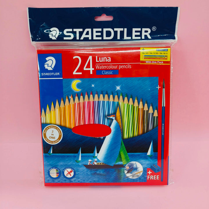 Staedtler Luna Classic 24 Color Water Color Pencil Set