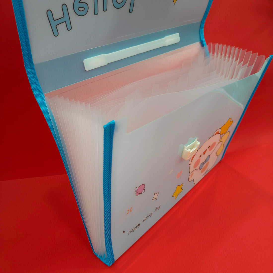 13 Slots File Folder for Kids | Paper Organizer | Documents Organizer | Document Bag | A4 Paper Folder | Brief Case Folder | Stylish File Folder - KtoY