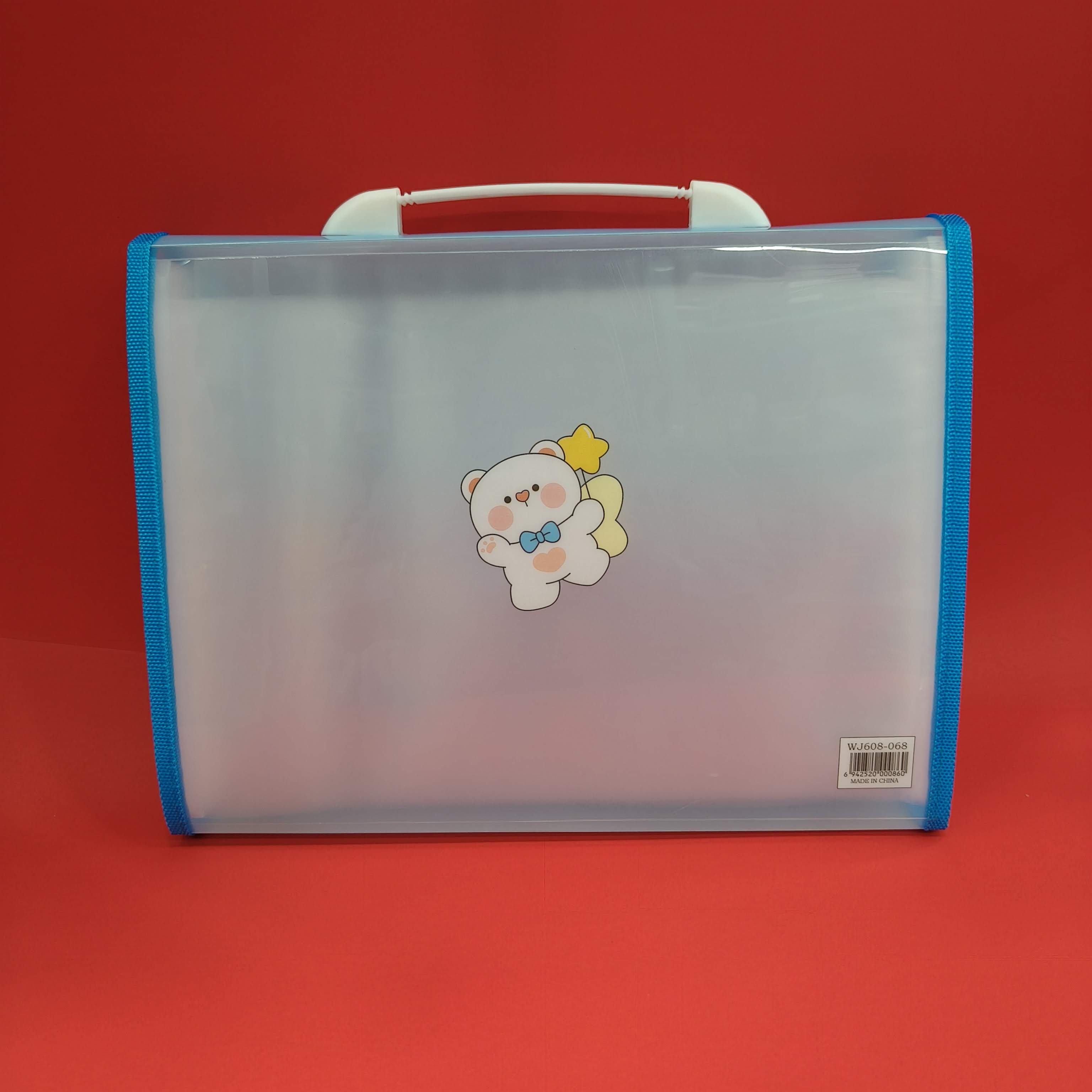 13 Slots File Folder for Kids | Paper Organizer | Documents Organizer | Document Bag | A4 Paper Folder | Brief Case Folder | Stylish File Folder - KtoY