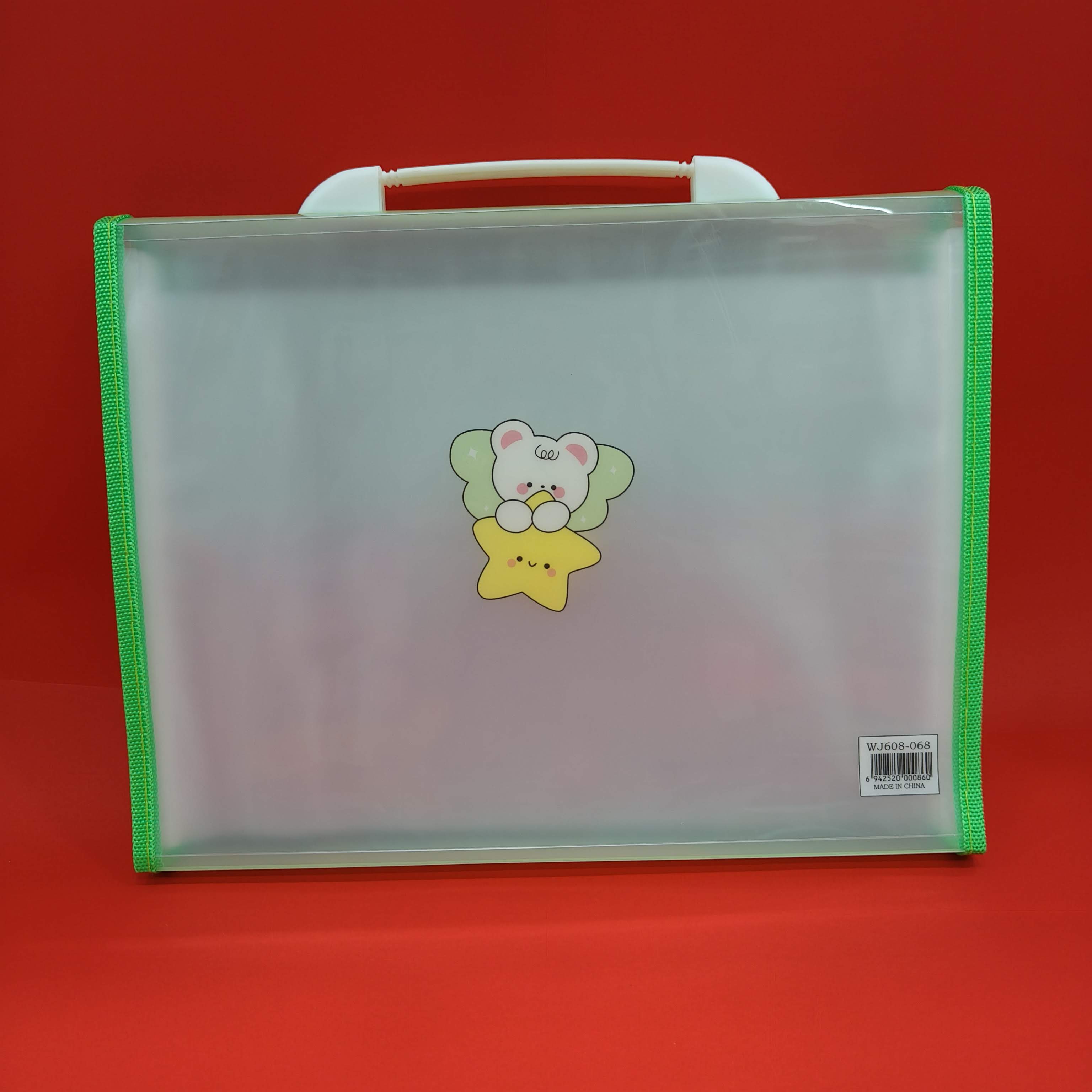 13 Slots File Folder for Kids | Paper Organizer | Documents Organizer | Document Bag | A4 Paper Folder | Brief Case Folder | Stylish File Folder - KtoY