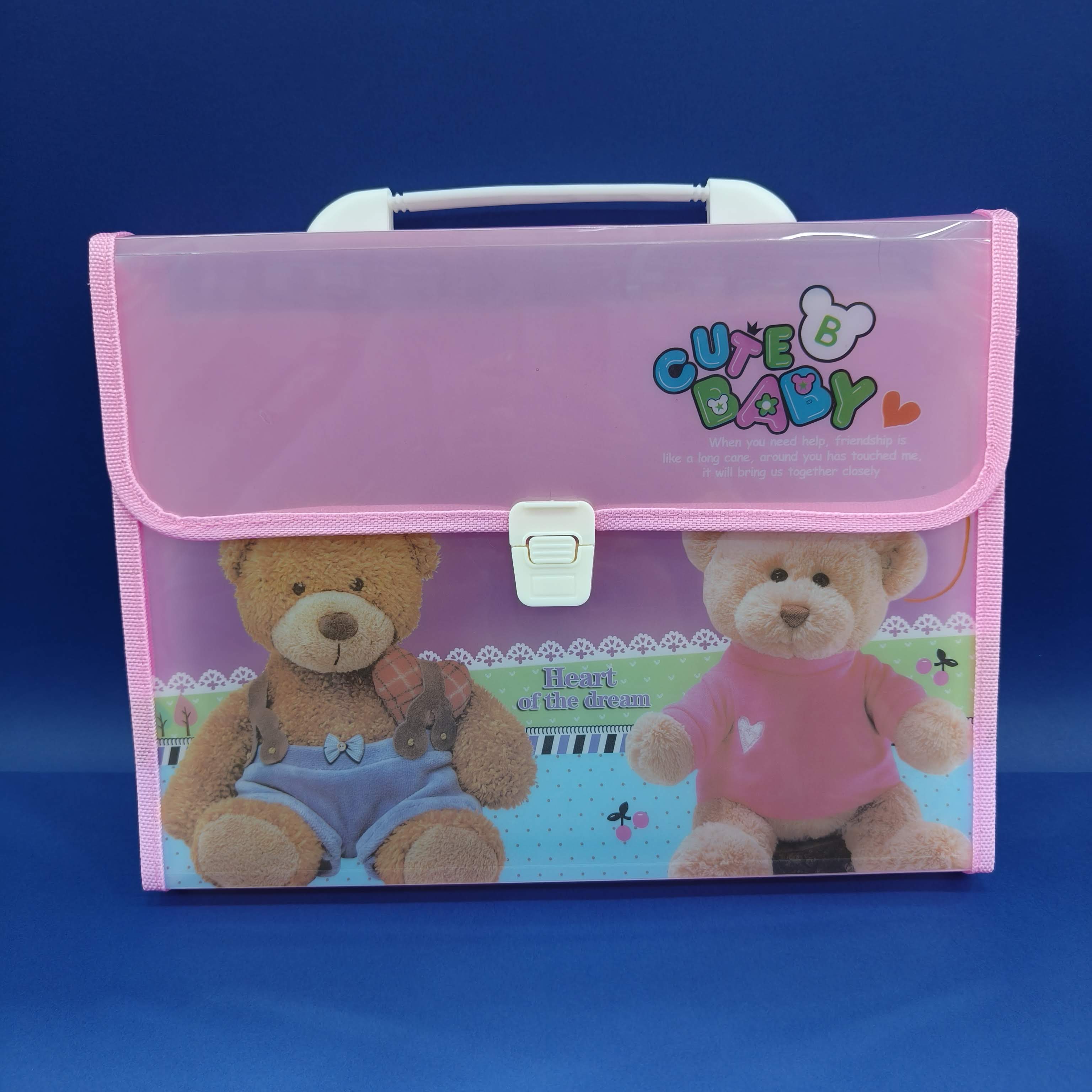 13 Slots File Folder for Kids | Paper Organizer | Documents Organizer | Document Bag | A4 Paper Folder | Brief Case Folder | Stylish File Folder - KtoY