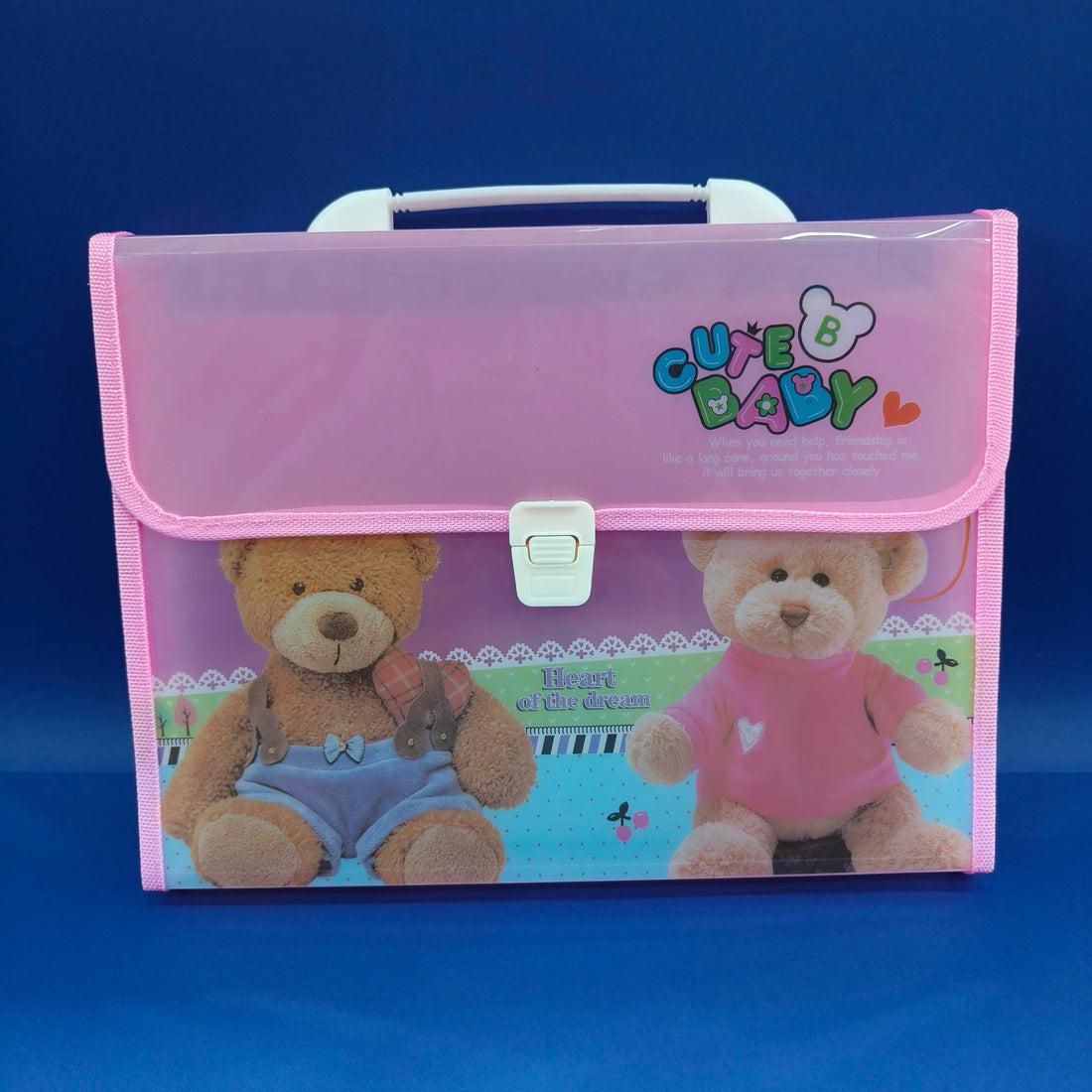 13 Slots File Folder for Kids | Paper Organizer | Documents Organizer | Document Bag | A4 Paper Folder | Brief Case Folder | Stylish File Folder - KtoY