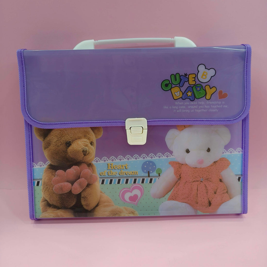 13 Slots File Folder for Kids | Paper Organizer | Documents Organizer | Document Bag | A4 Paper Folder | Brief Case Folder | Stylish File Folder - KtoY