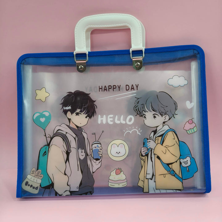 13 Document Folder for Kids (1 Pcs) Assorted Theme File Folder for Girls Boys | Certficates Pouch Holder | Kids Folder | Return Gifts Folder for Kids l Document Folder l Document Organiser