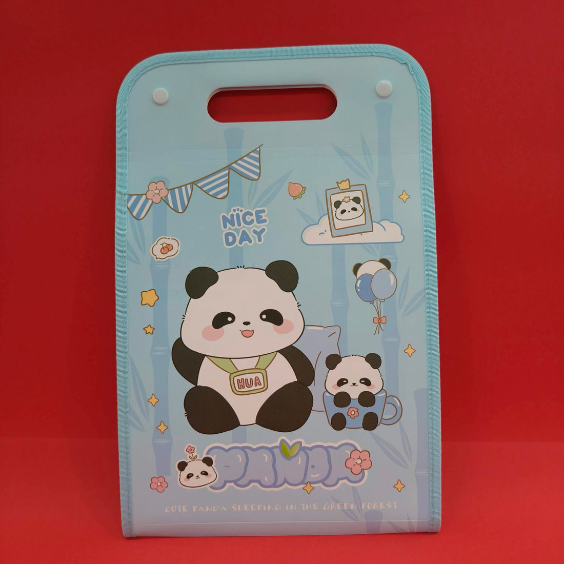 Expandable File Folder with Characters | 13 Pockets, Button Lock and Handle, A4 Size Expandable Folders for Documents | Worksheet Folder | - KtoY