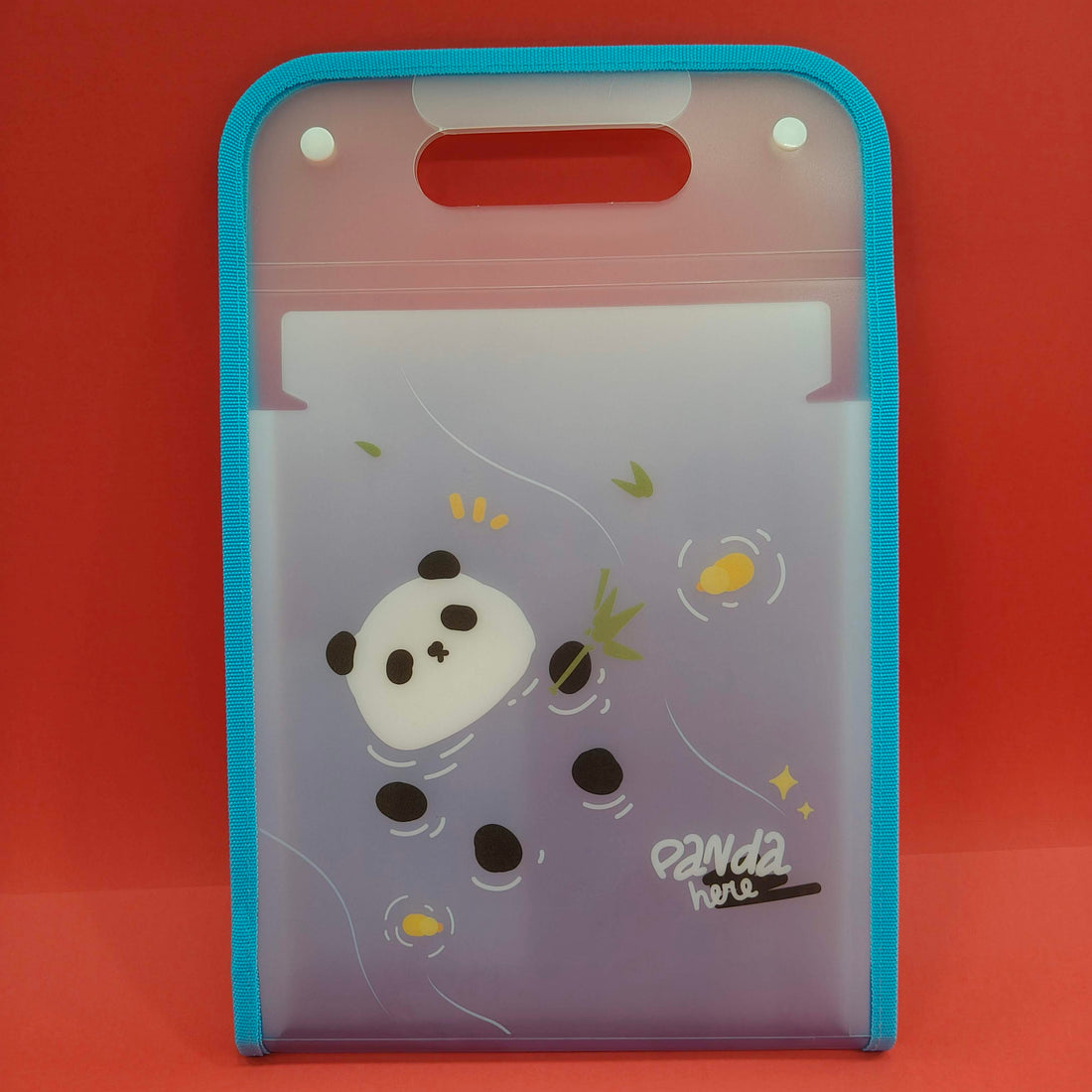 Expandable File Folder with Characters | 13 Pockets, Button Lock and Handle, A4 Size Expandable Folders for Documents | Worksheet Folder | - KtoY