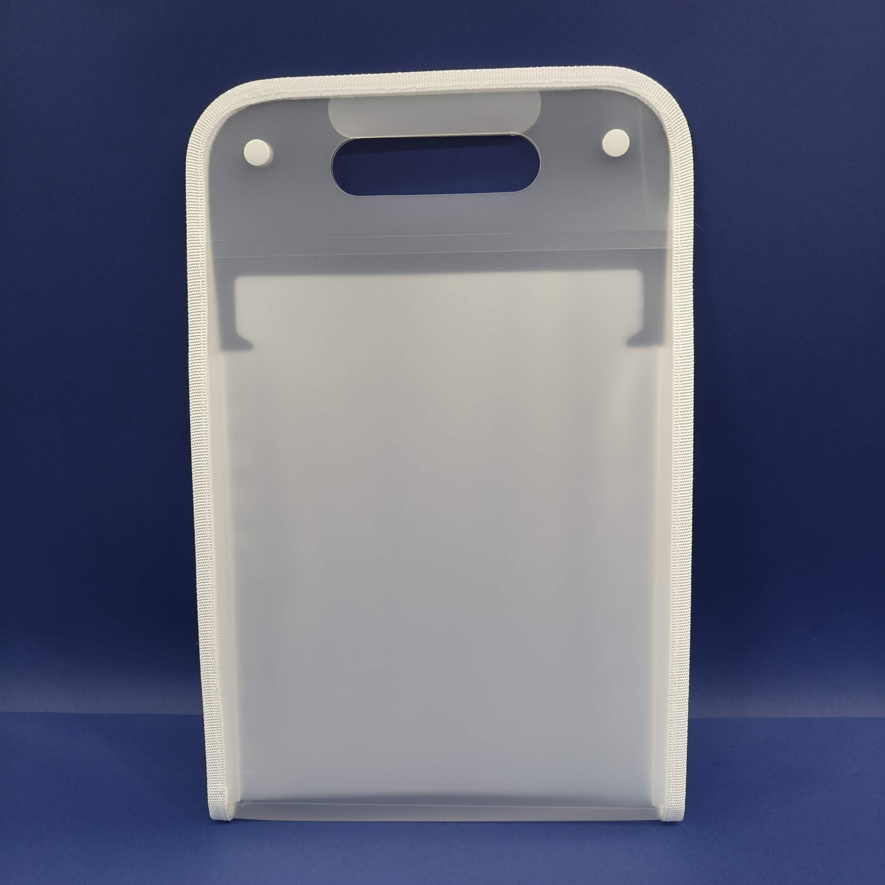 Expandable File Folder with 13 Pockets, Button Lock and Handle, A4 Size Expandable Folders for Documents | Worksheet Folder | - KtoY