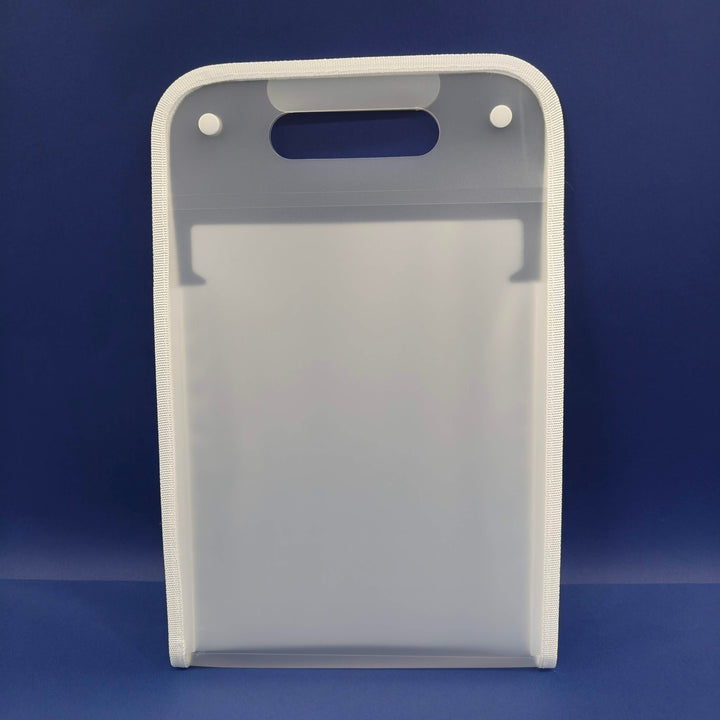 Expandable File Folder with 13 Pockets, Button Lock and Handle, A4 Size Expandable Folders for Documents | Worksheet Folder |