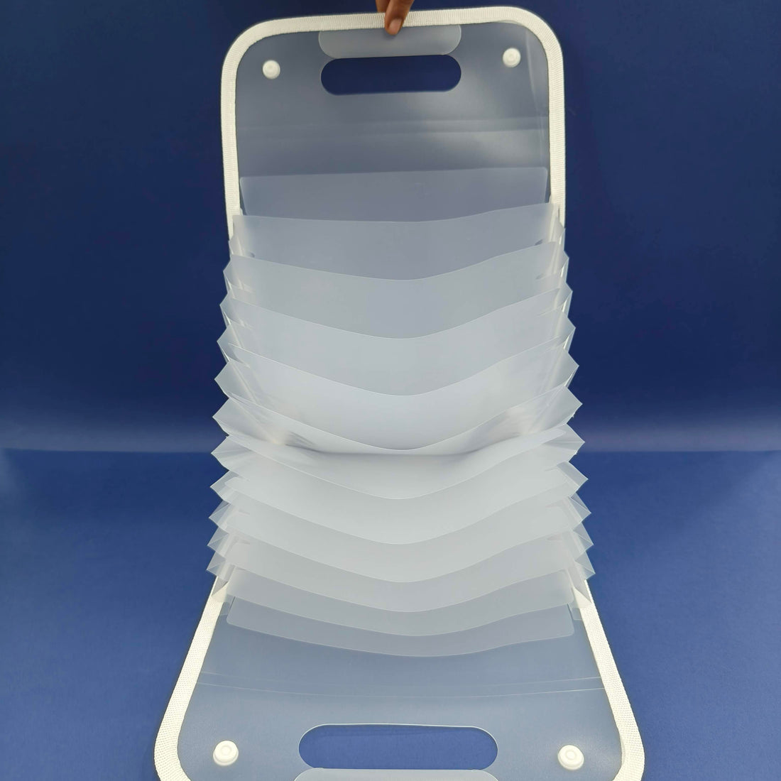 Expandable File Folder with 13 Pockets, Button Lock and Handle, A4 Size Expandable Folders for Documents | Worksheet Folder | - KtoY