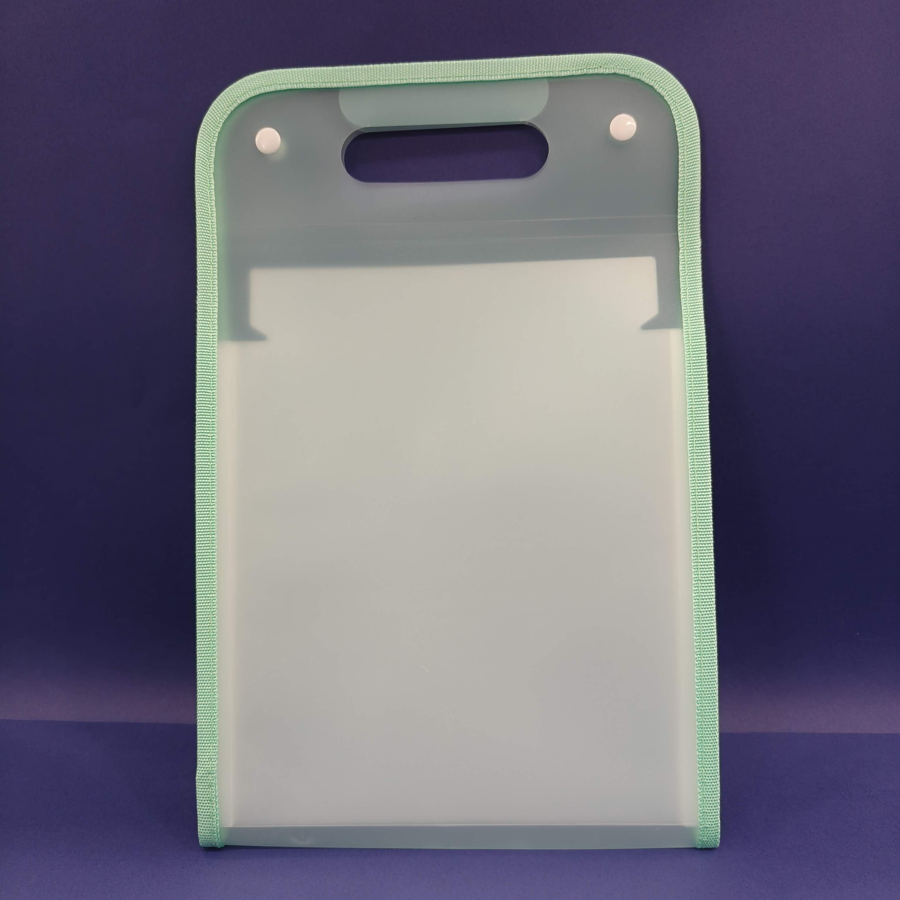 Expandable File Folder with 13 Pockets, Button Lock and Handle, A4 Size Expandable Folders for Documents | Worksheet Folder | - KtoY