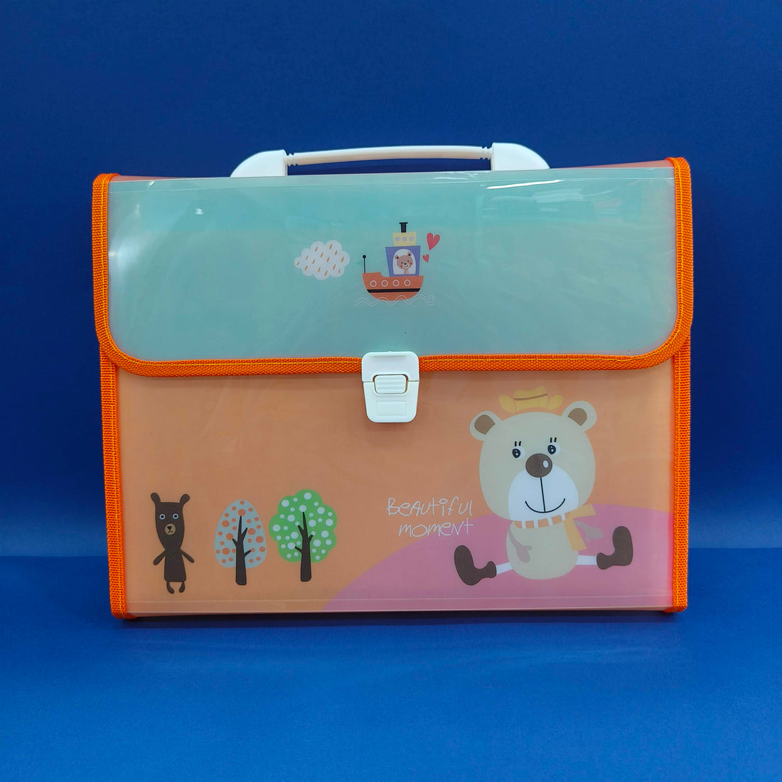 13 Slots File Folder for Kids | Paper Organizer | Documents Organizer | Document Bag | A4 Paper Folder | Brief Case Folder | Stylish File Folder - KtoY