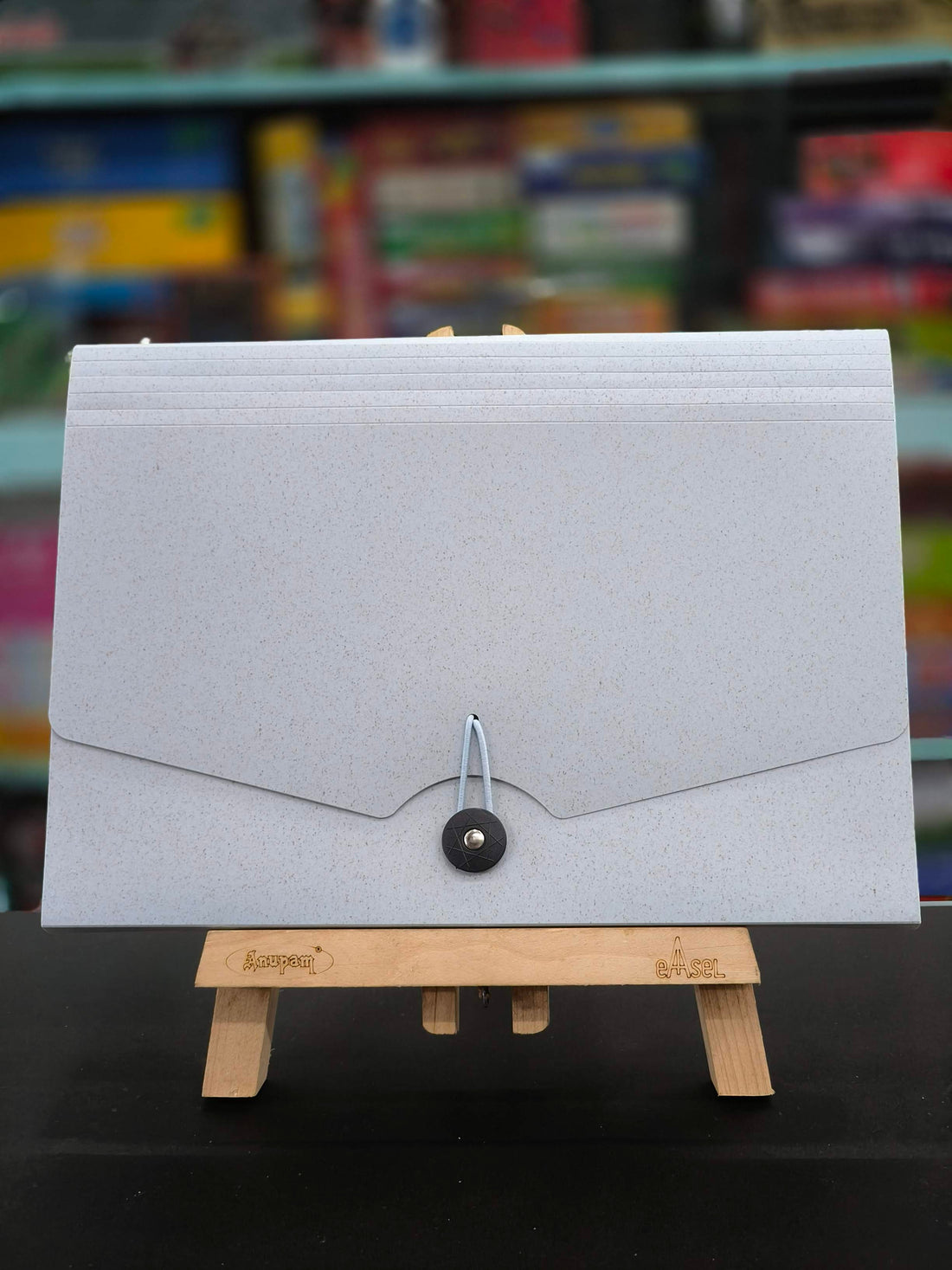 Marble Finish A4 Paper File Folder With Elastic Band Lock | Certificates Holder With 12 Pockets | Office Documents File | Expandable Folders For Documents | Multicolor | Worksheet Folders | Drawing Sheet Folders - KtoY