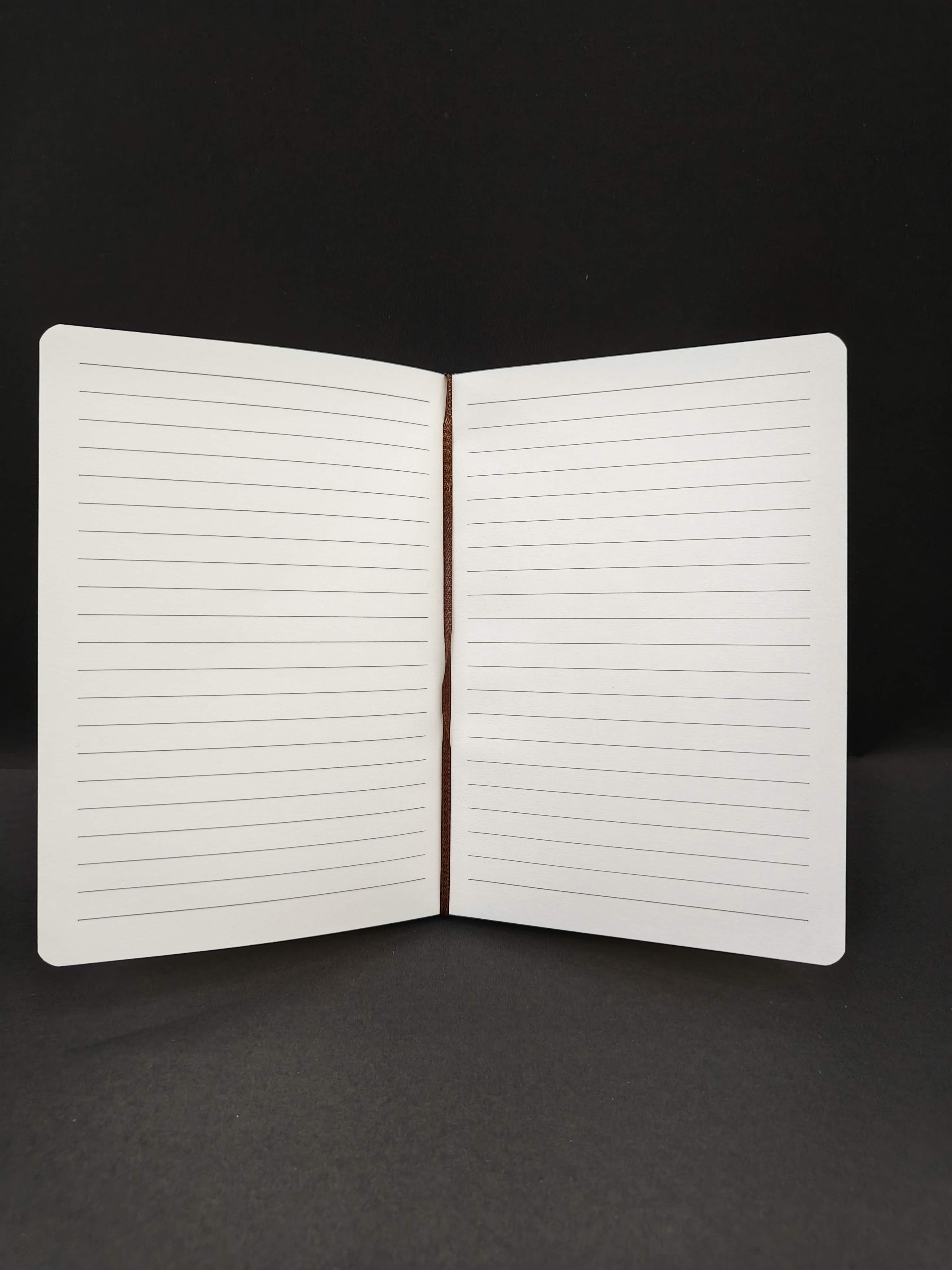 Handmade Jute Diary | Jute Fabric Cover Pasted Binding | Notebook Diary | A5 Ruled Notebook |  Perfect for Business, Office , Professional Executive - KtoY