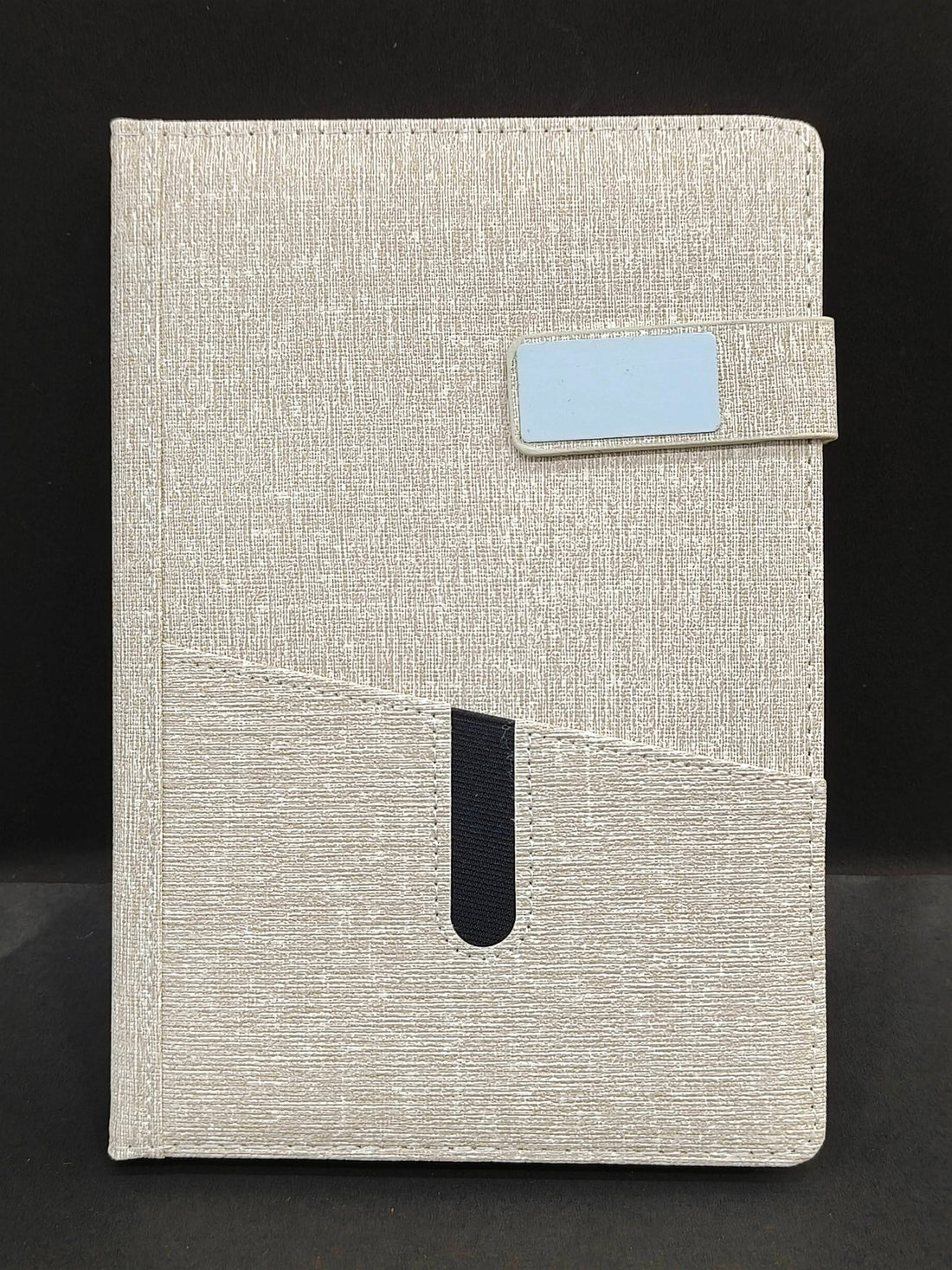 Stylish Fabric Diary with Magnetic Flap & Mobile Holder | Planner and Organiser | For Business, Office and Home | A5 Size - KtoY