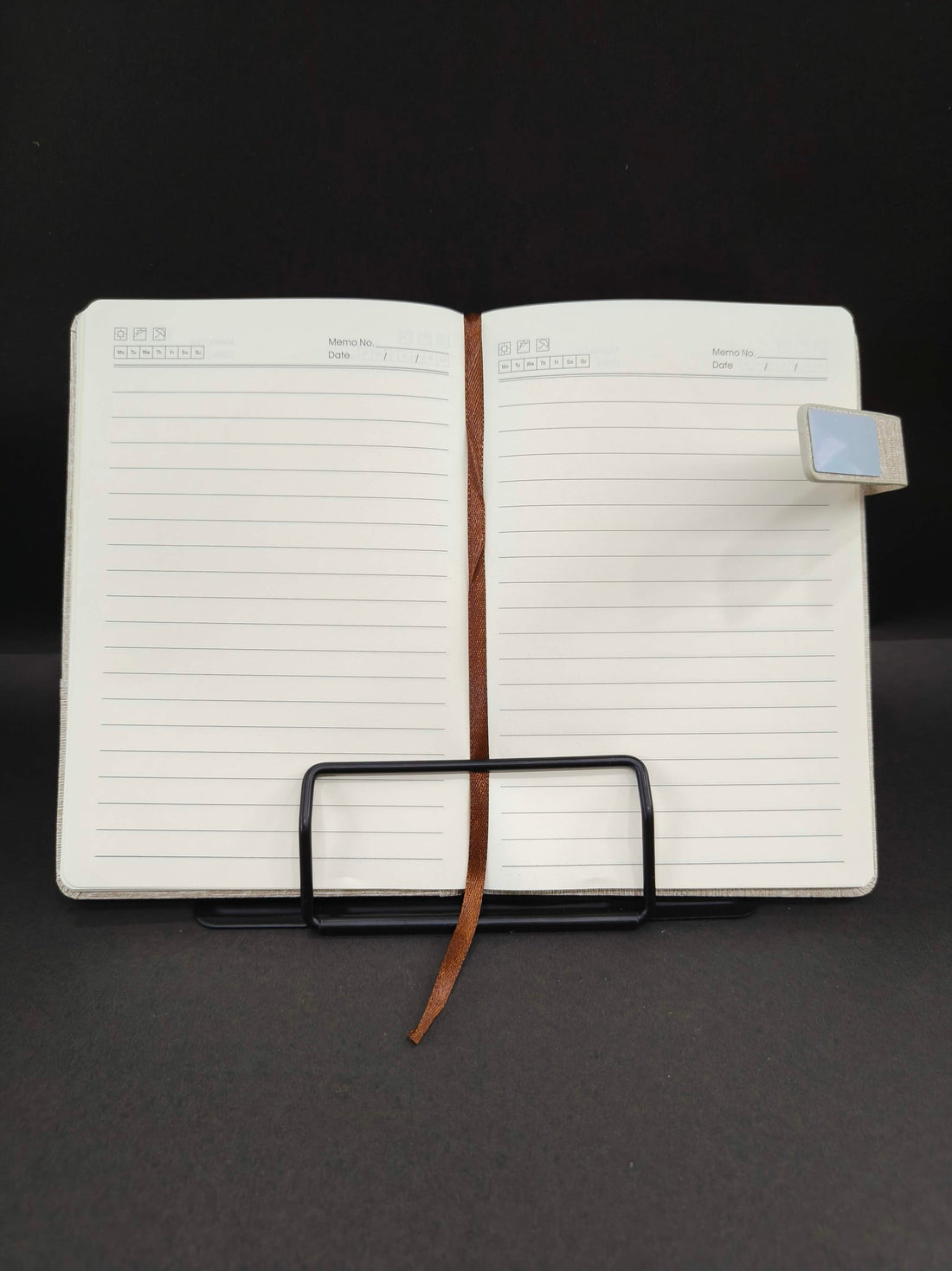 Stylish Fabric Diary with Magnetic Flap & Mobile Holder | Planner and Organiser | For Business, Office and Home | A5 Size - KtoY