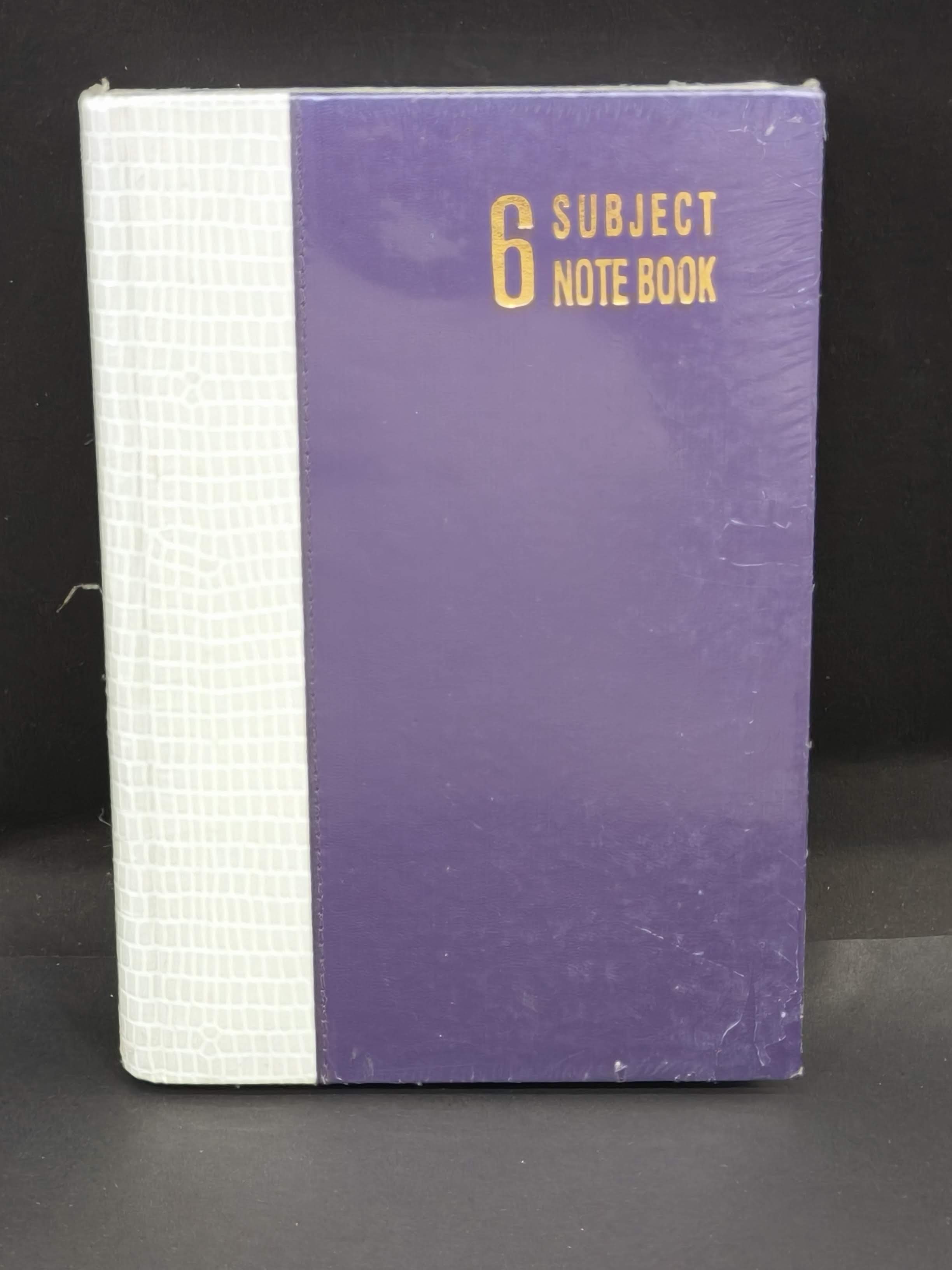 Mahavir | Case Bound/Hard Cover | 6 Subject Notebook For Students And Executives | A5 Size | Single Line | 384 Pages | Pack Of 1 | Assorted Colours - KtoY