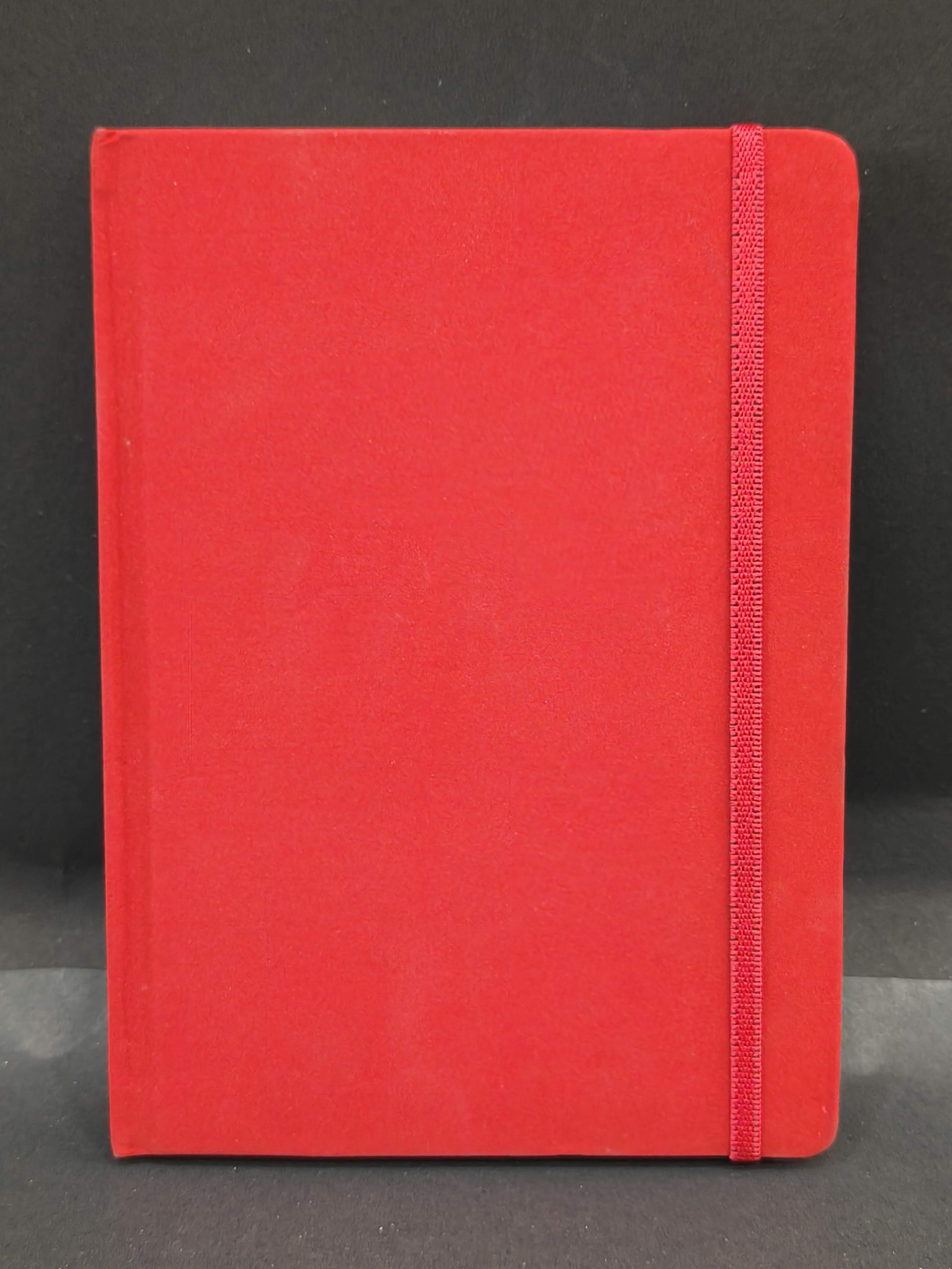 A5 Fabric Cover Diary with Elastic Band and Ribbon Book Mark | 21.5 x 14.8cm | Assorted Colours - KtoY