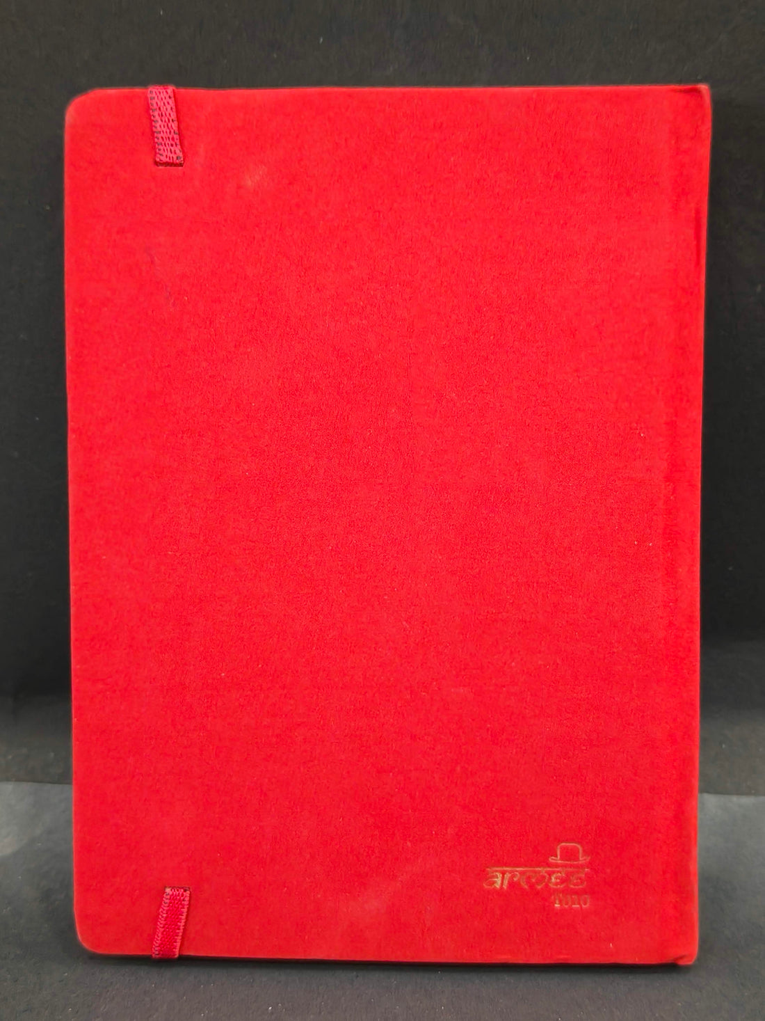 A5 Fabric Cover Diary with Elastic Band and Ribbon Book Mark | 21.5 x 14.8cm | Assorted Colours - KtoY