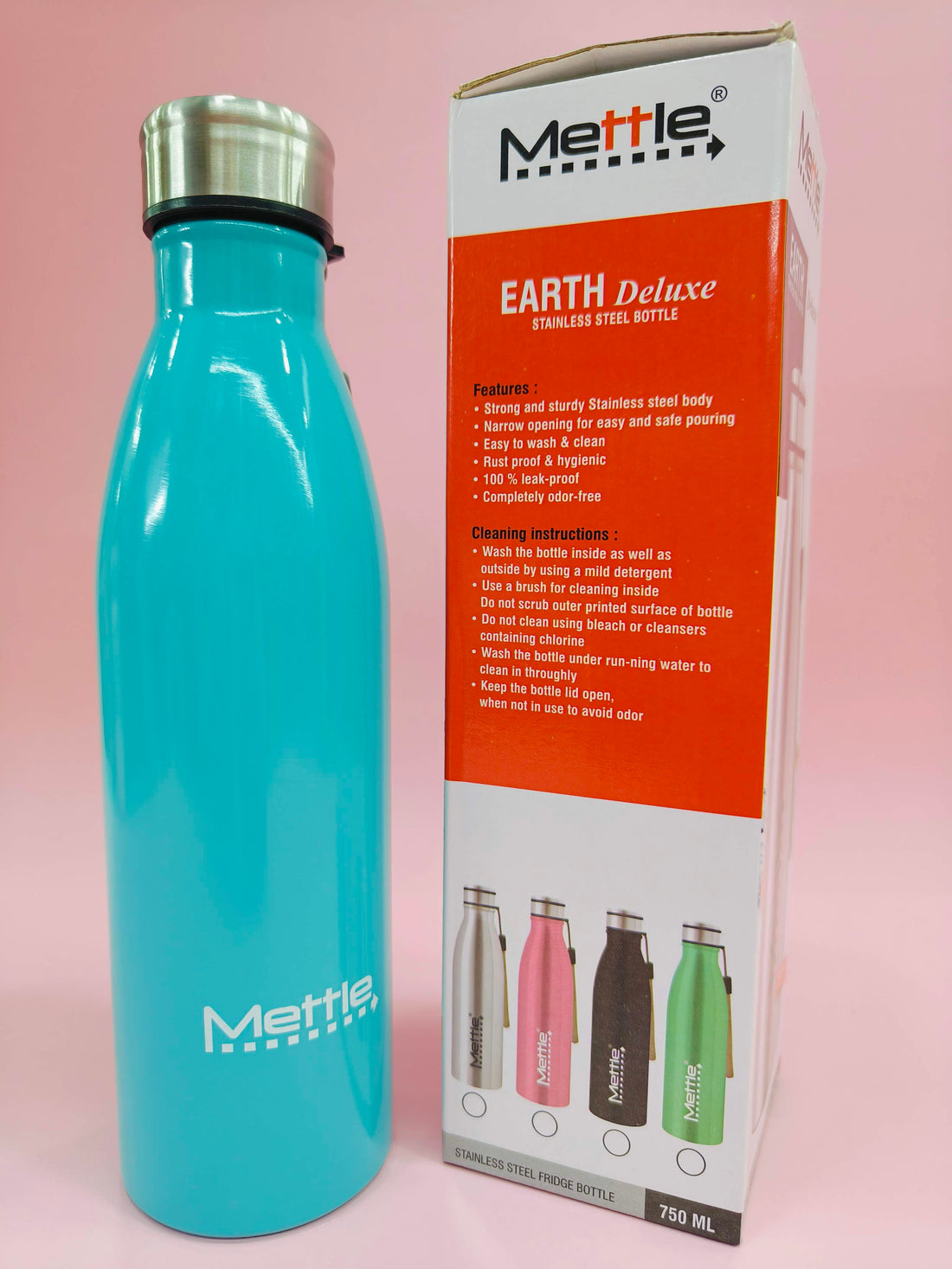 Mettle Earth Stainless Steel Bottle 750 ML - KtoY