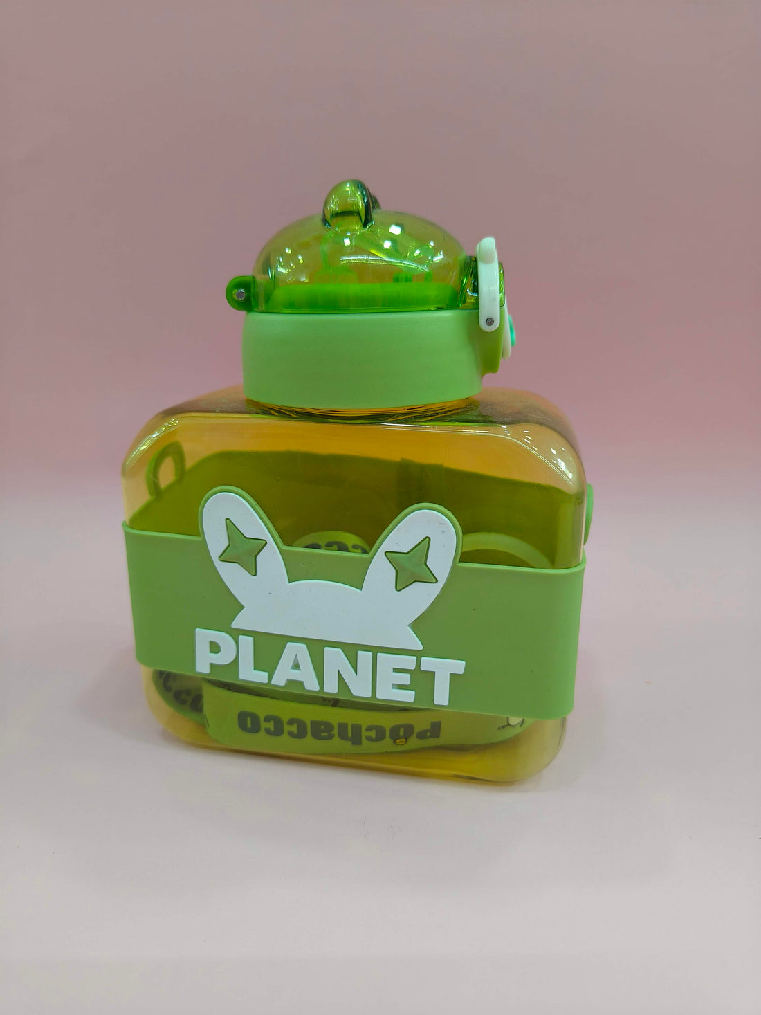 Cube Square Water Bottles With Straw | 500 ML | Leak-Proof | Sports Water Jug | Reusable | Cute For Travel School - KtoY