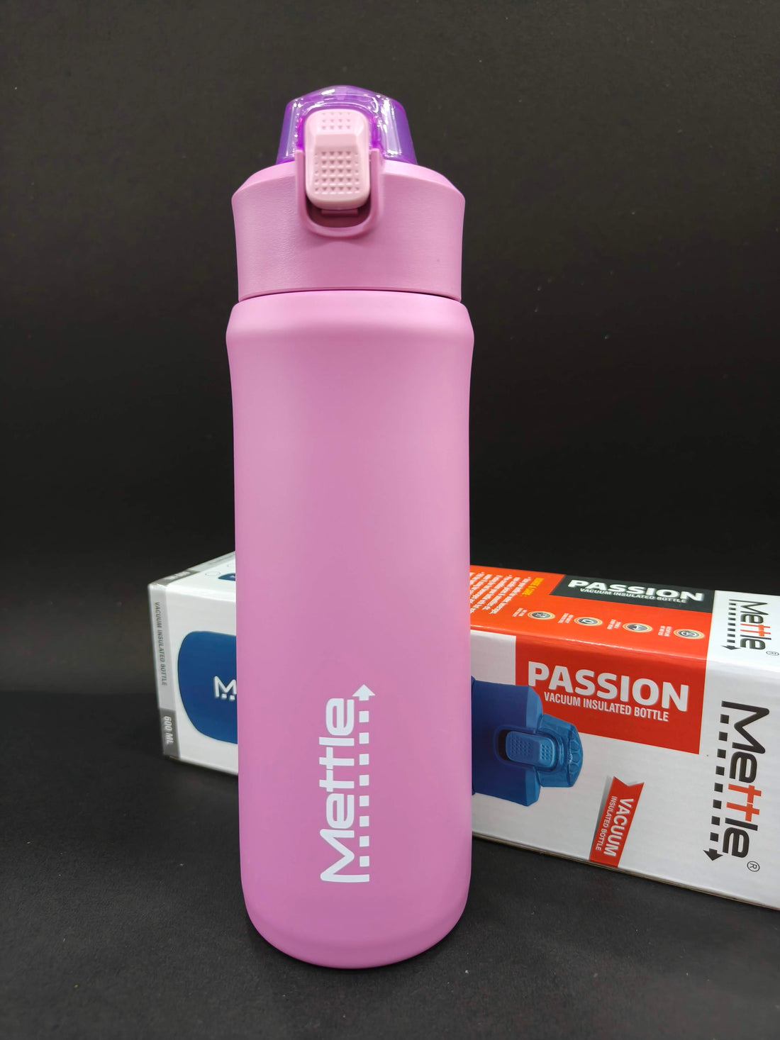 Mettle Passion Vacuum Insulated Bottle, Capacity - 600 ml - KtoY