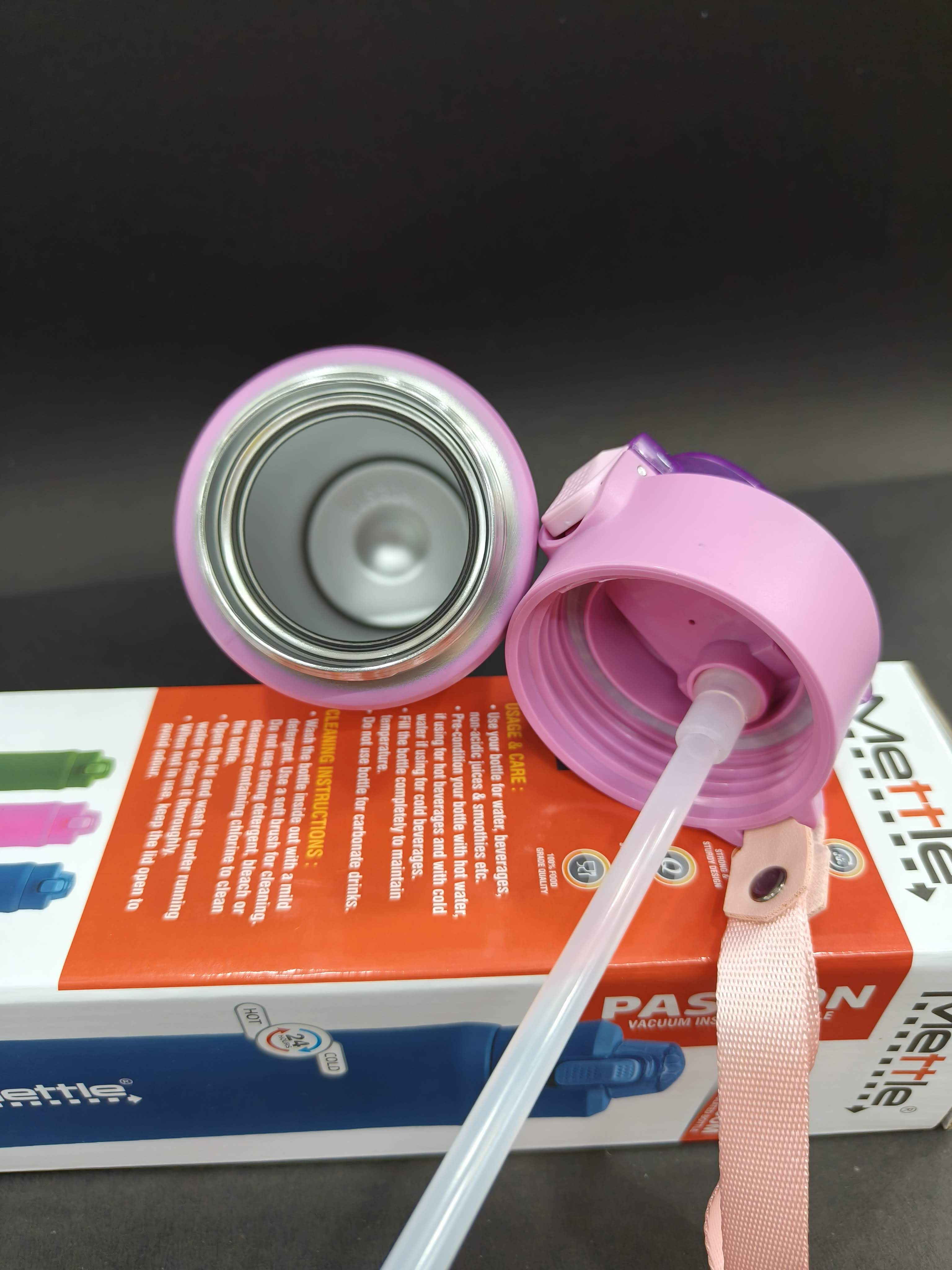 Mettle Passion Vacuum Insulated Bottle, Capacity - 600 ml - KtoY