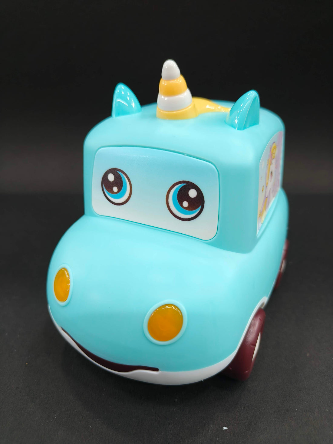 Personalised Car-Shaped Piggy Bank for Kids with Cartoon Design | Money Box | Piggy Bank | Birthday Return Gift - KtoY