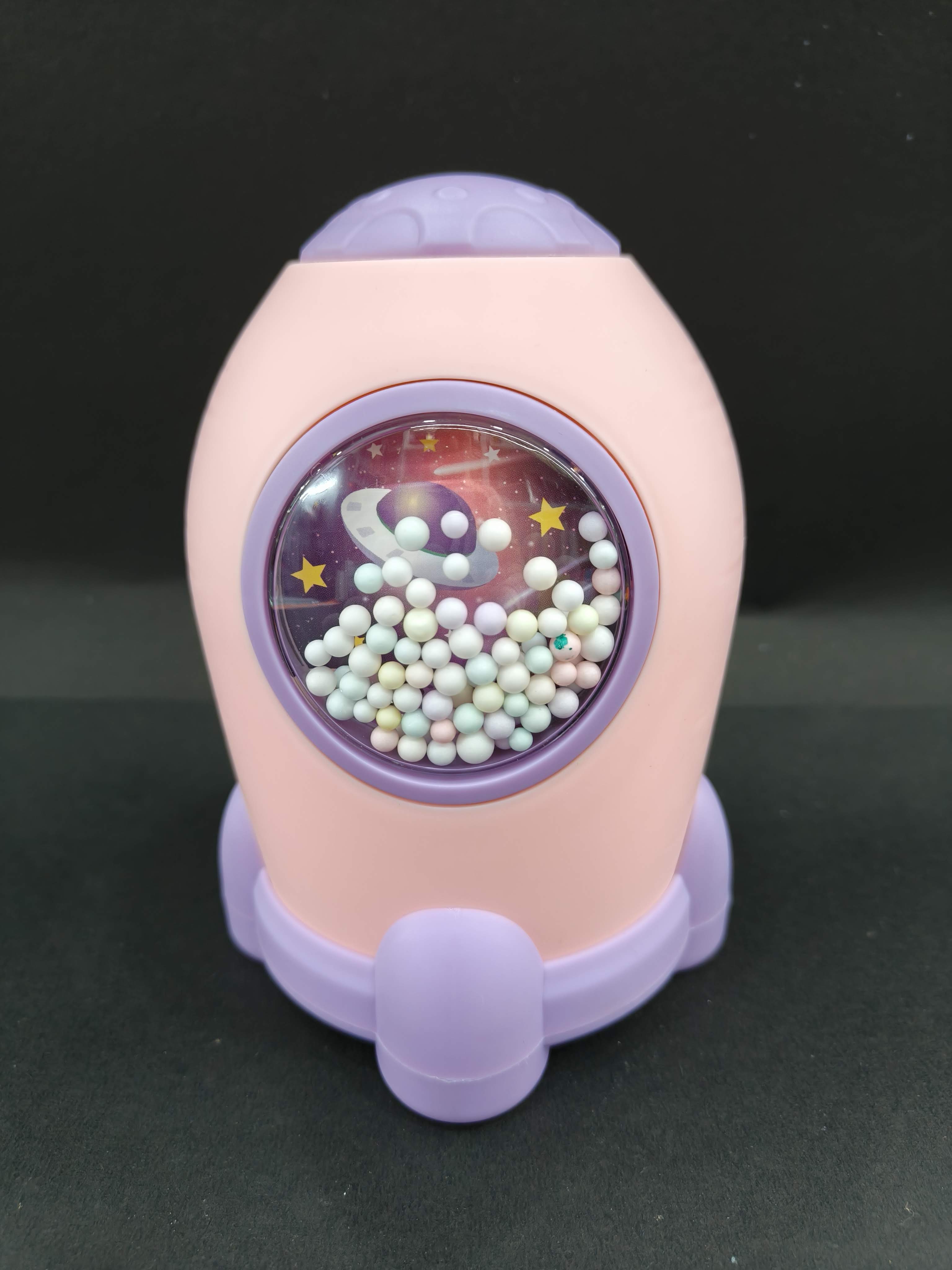 Space Rocket Piggy Bank with Number Lock | Money Safe Gullak for Kids | Coin Box | Money Saving Box - KtoY