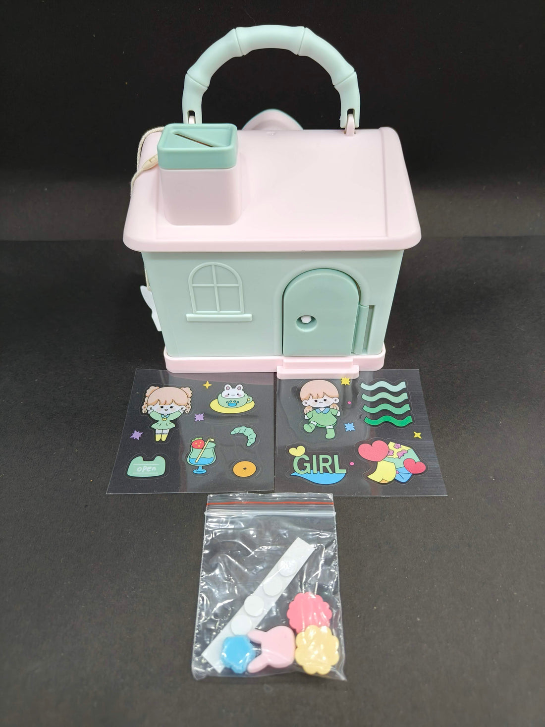 House Shape Money Bank for Kids | Piggy Bank with Locks | Hut Shaped Coin Box | Money Box | Coin Bank with Lock and Key for Kids - KtoY