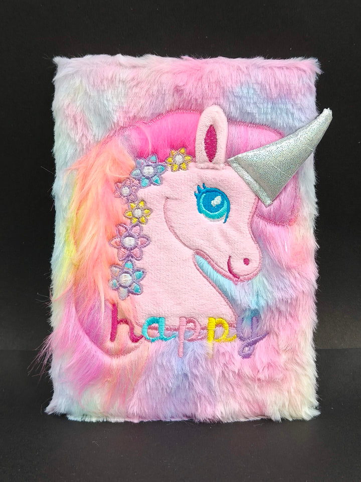 Soft Fur Notebook Journals Diary for Kids | Boys & Girls | Fur Diary For Return Gift | A5 Size - KtoY