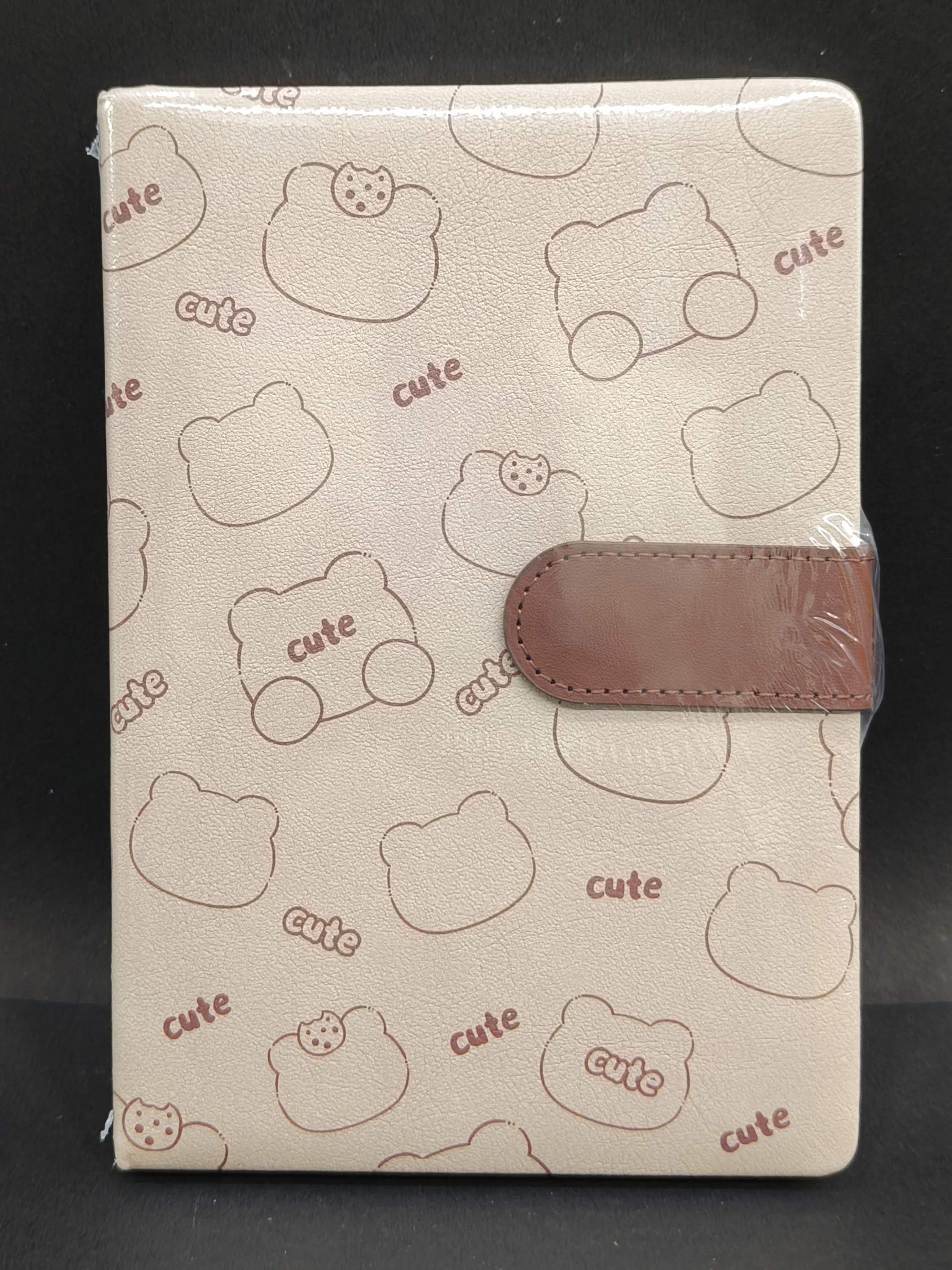 Snuggle Scribble Teddy Bear A5 Diary Notebook | For Kids, Girls, Boys, Teens Adults | Corporate Gifting - KtoY