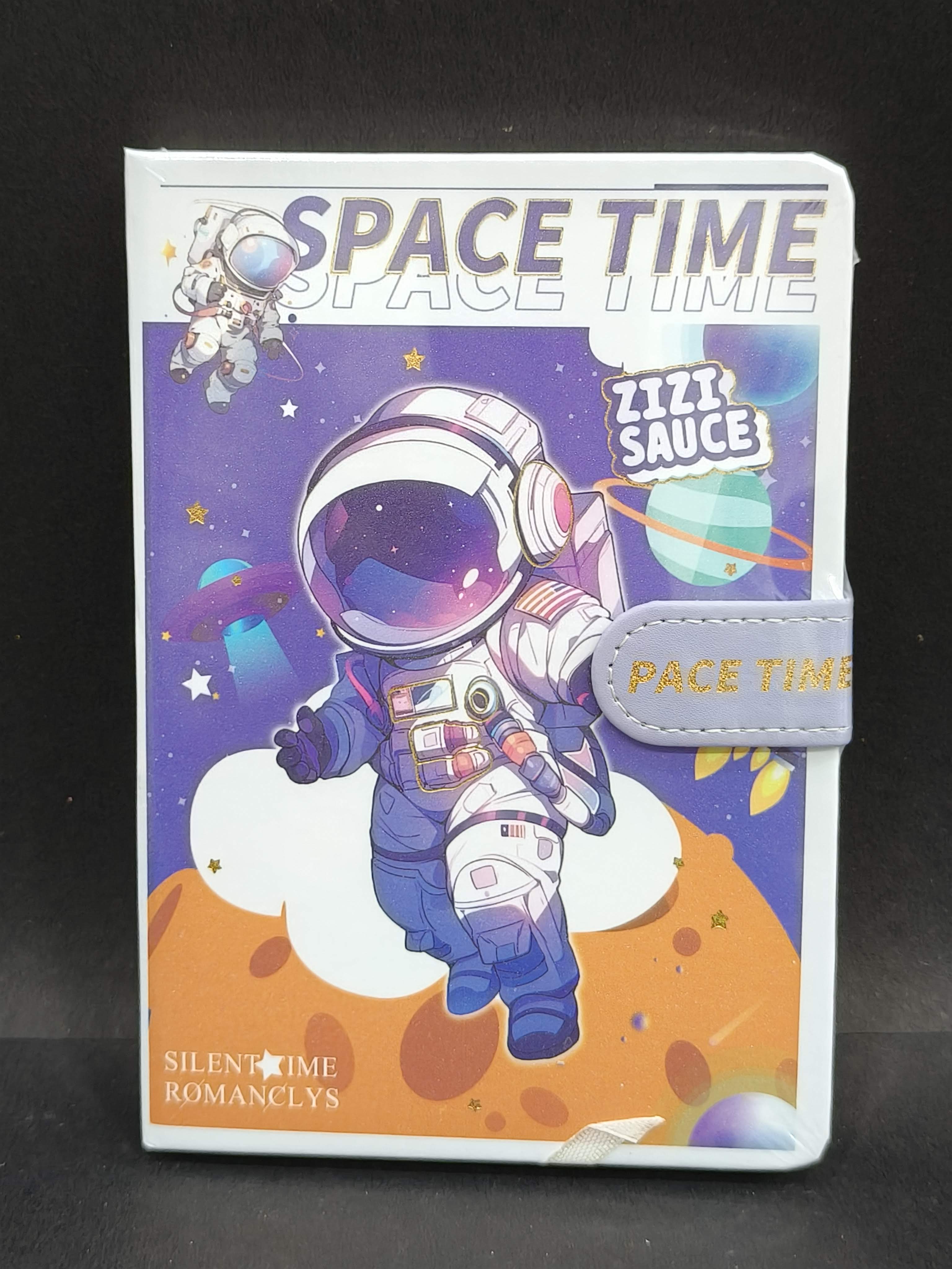 Space Time Magnetic Lock Diary with Premium Designer Cover | Ruled Unruled Graphic Dotted Pages | Diary Notebook for Kids Boys and Girls | A5 Hardbound Diary Notebook - KtoY