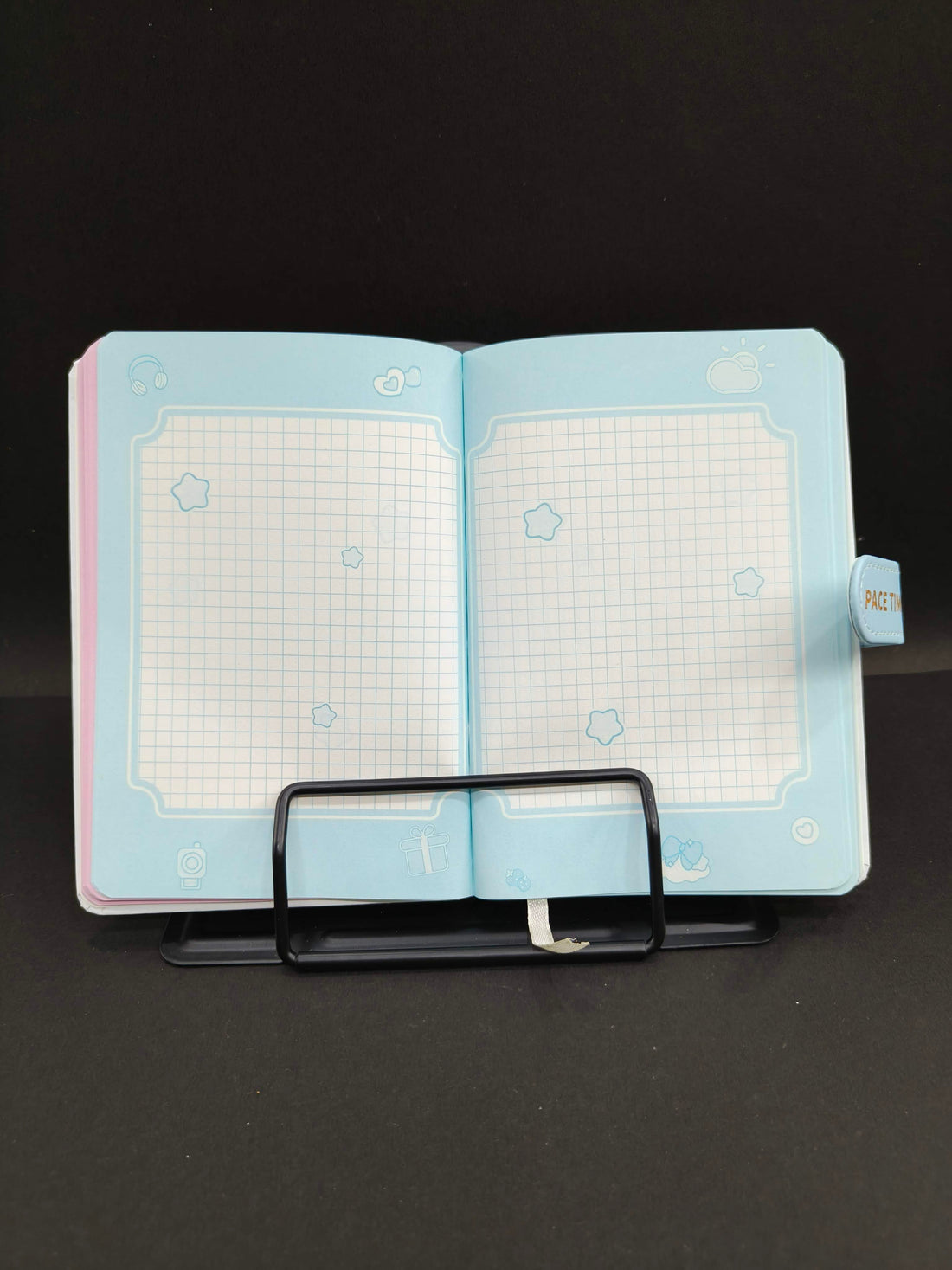 Space Time Magnetic Lock Diary with Premium Designer Cover | Ruled Unruled Graphic Dotted Pages | Diary Notebook for Kids Boys and Girls | A5 Hardbound Diary Notebook - KtoY