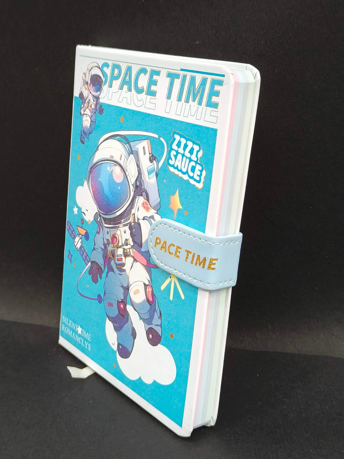 Space Time Magnetic Lock Diary with Premium Designer Cover | Ruled Unruled Graphic Dotted Pages | Diary Notebook for Kids Boys and Girls | A5 Hardbound Diary Notebook - KtoY