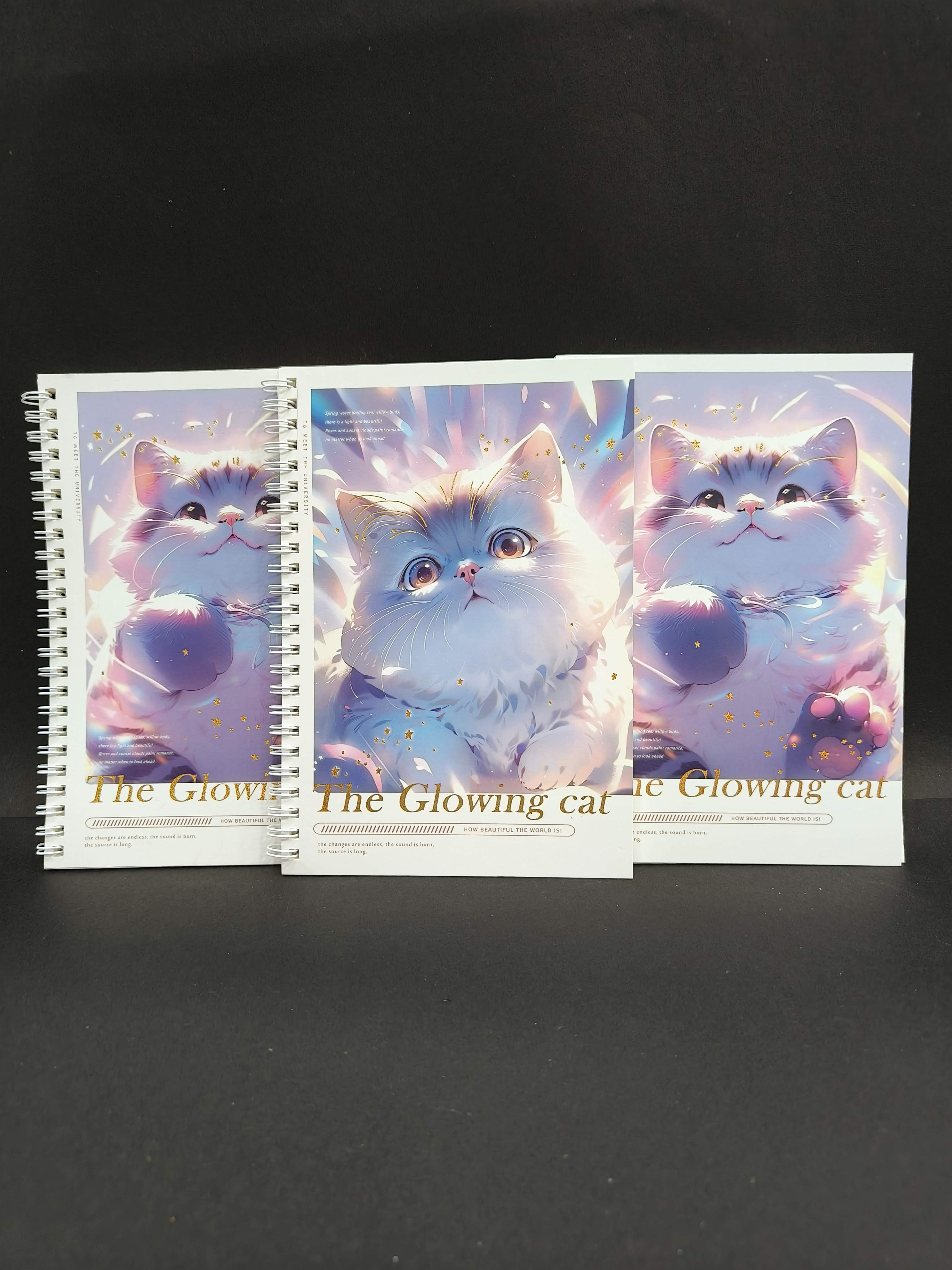 Notebook Diary | Writing Supplies | Stylish Spiral Book For Kids/Children/Student | Study Material | 3D Printed Cover Diary (Pack of 3) Assorted Design - KtoY