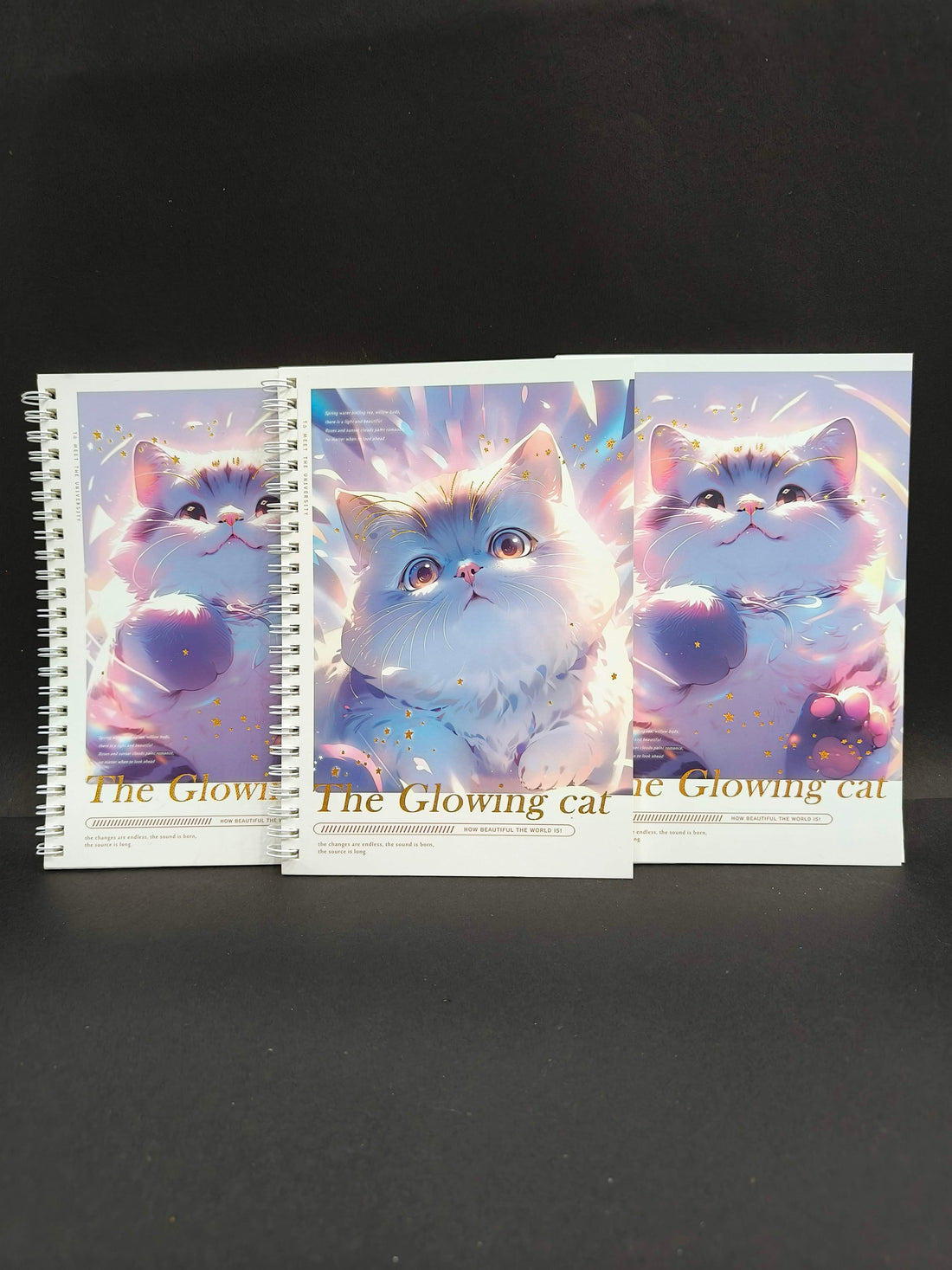 Notebook Diary | Writing Supplies | Stylish Spiral Book For Kids/Children/Student | Study Material | 3D Printed Cover Diary (Pack of 3) Assorted Design - KtoY