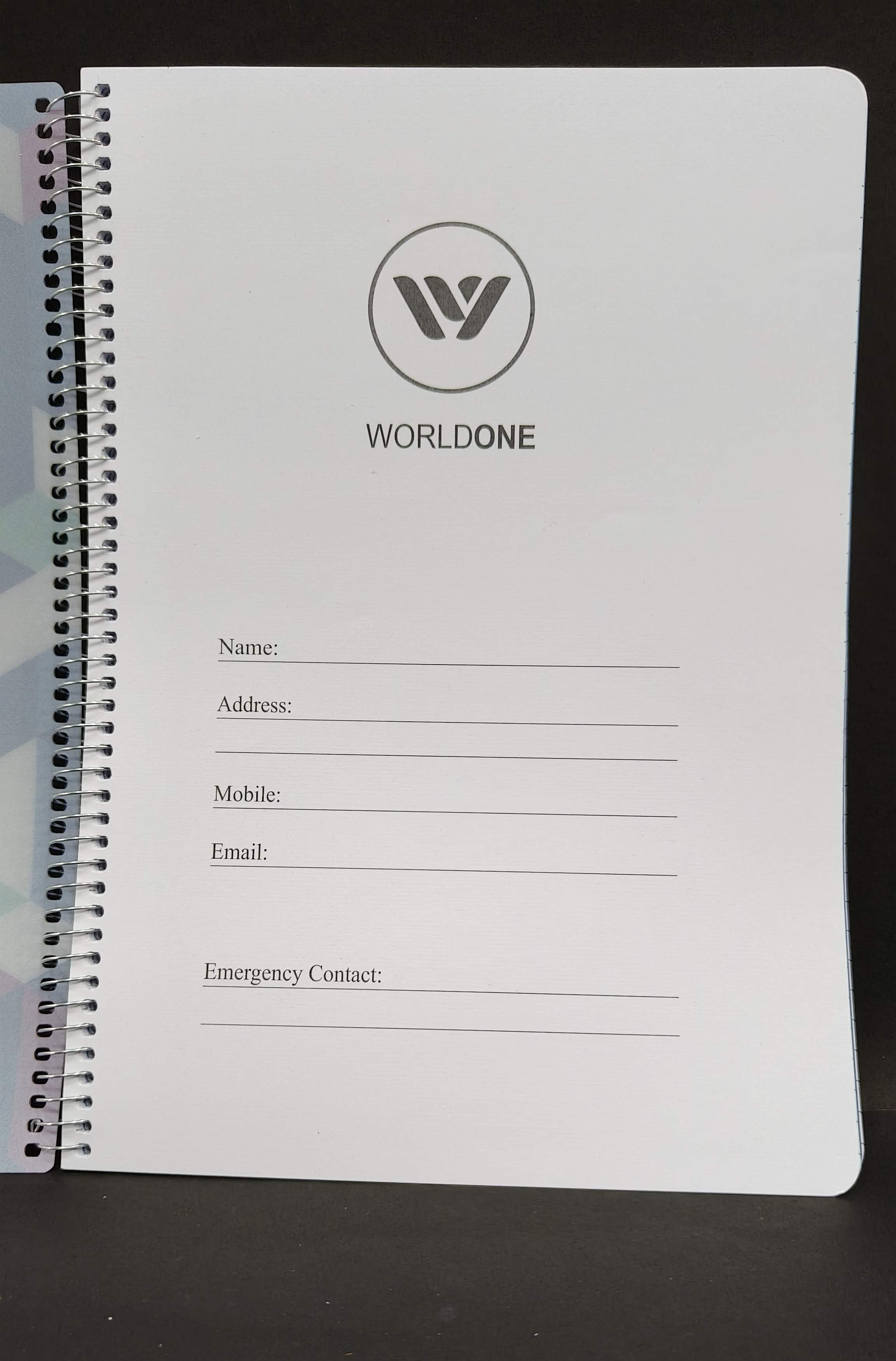 Worldone 6 Subject Spiral Notebook with Designer cover as per availability, 300 Eco friendly Pages, Spiral Binding, Soft Cover, WPP1400 - KtoY