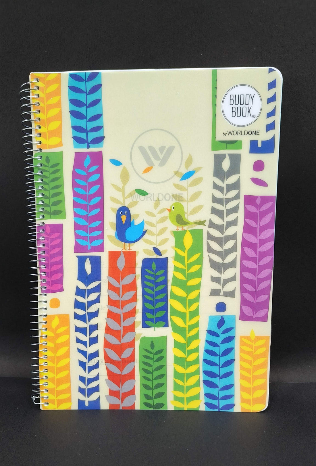 Worldone 6 Subject Spiral Notebook with Designer cover as per availability, 300 Eco friendly Pages, Spiral Binding, Soft Cover, WPP1400 - KtoY