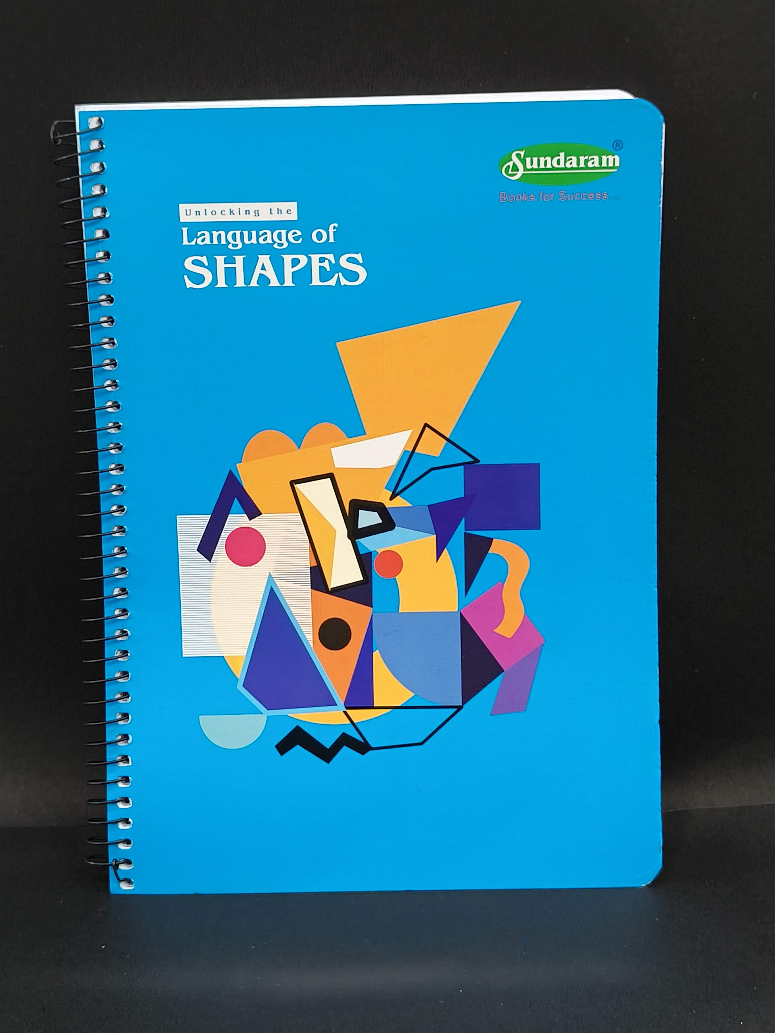 Sundaram | A4 Spiral Book | Spiral Bound | 300 Pages | 21 x 29.7 cm | Ruled | Pack of 1 | Assorted Designs & Colors - KtoY