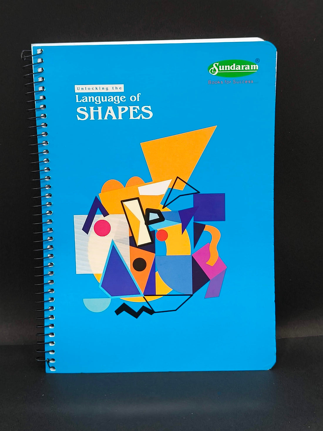 Sundaram | A4 Spiral Book | Spiral Bound | 300 Pages | 21 x 29.7 cm | Ruled | Pack of 1 | Assorted Designs & Colors - KtoY