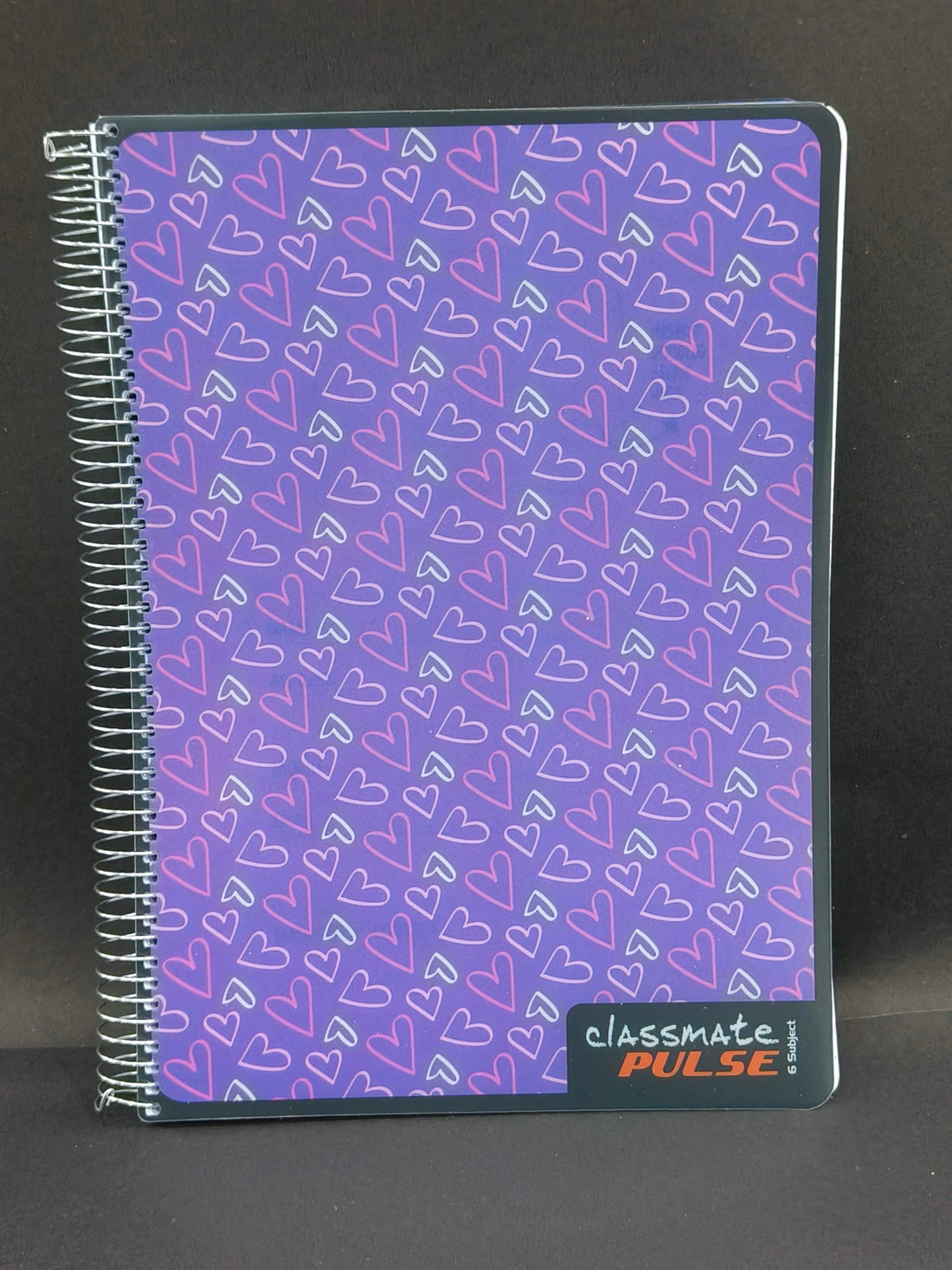 Classmate Pulse 6 Subject Spiral Notebook - 302 Pages | Single Line | Spiral Bound Notebook | Soft Cover | Pack of 3 - KtoY