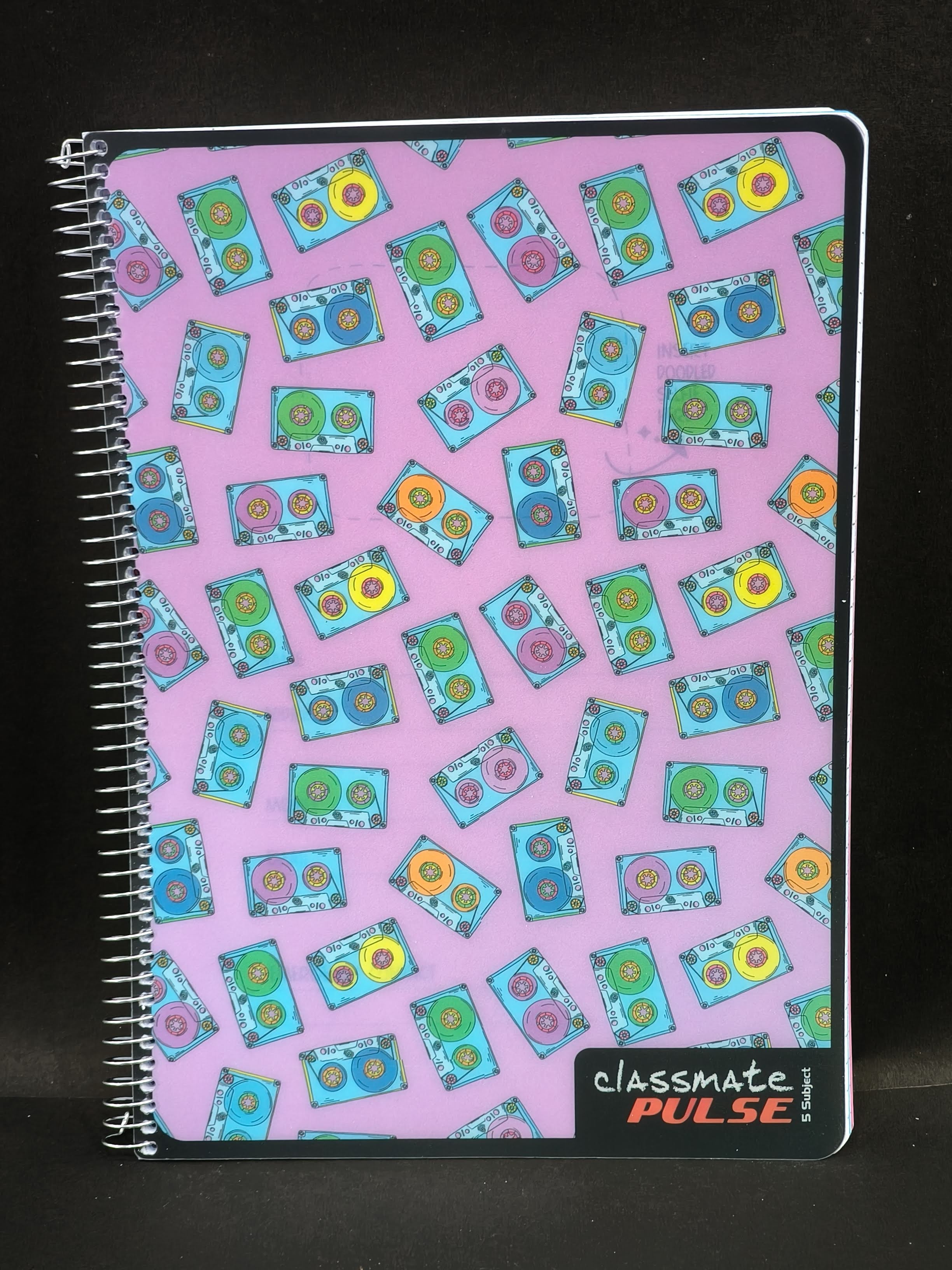 Classmate Pulse 6 Subject Spiral Notebook - 302 Pages | Single Line | Spiral Bound Notebook | Soft Cover | Pack of 3 - KtoY