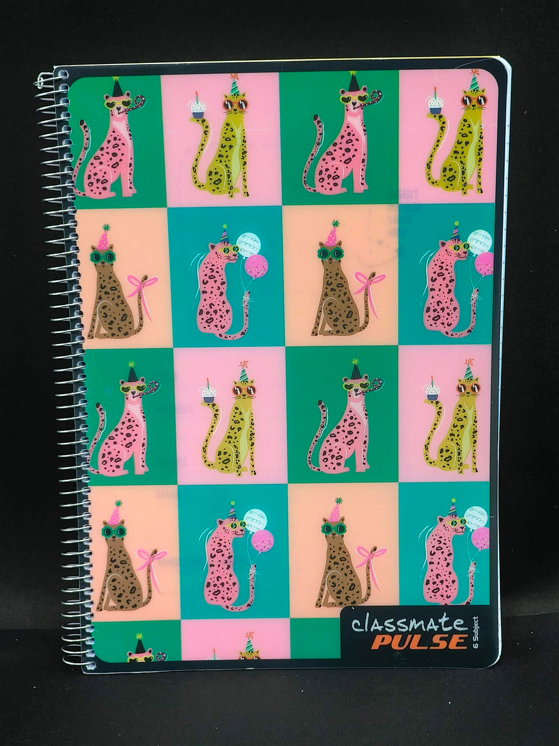 Classmate Pulse 6 Subject Spiral Notebook - 302 Pages | Single Line | Spiral Bound Notebook | Soft Cover | Pack of 3 - KtoY