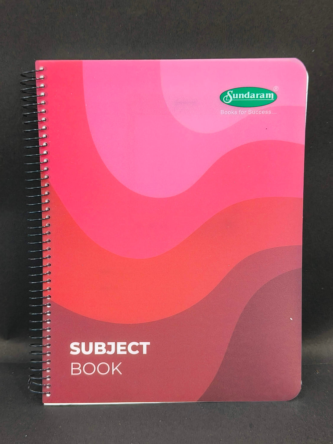 Sundaram | Six Subject Spiral Book | Spiral Bound | 300 Pages | 20.3 x 26.7 cm | Ruled | Pack of 1 | Assorted Designs & Colors - KtoY