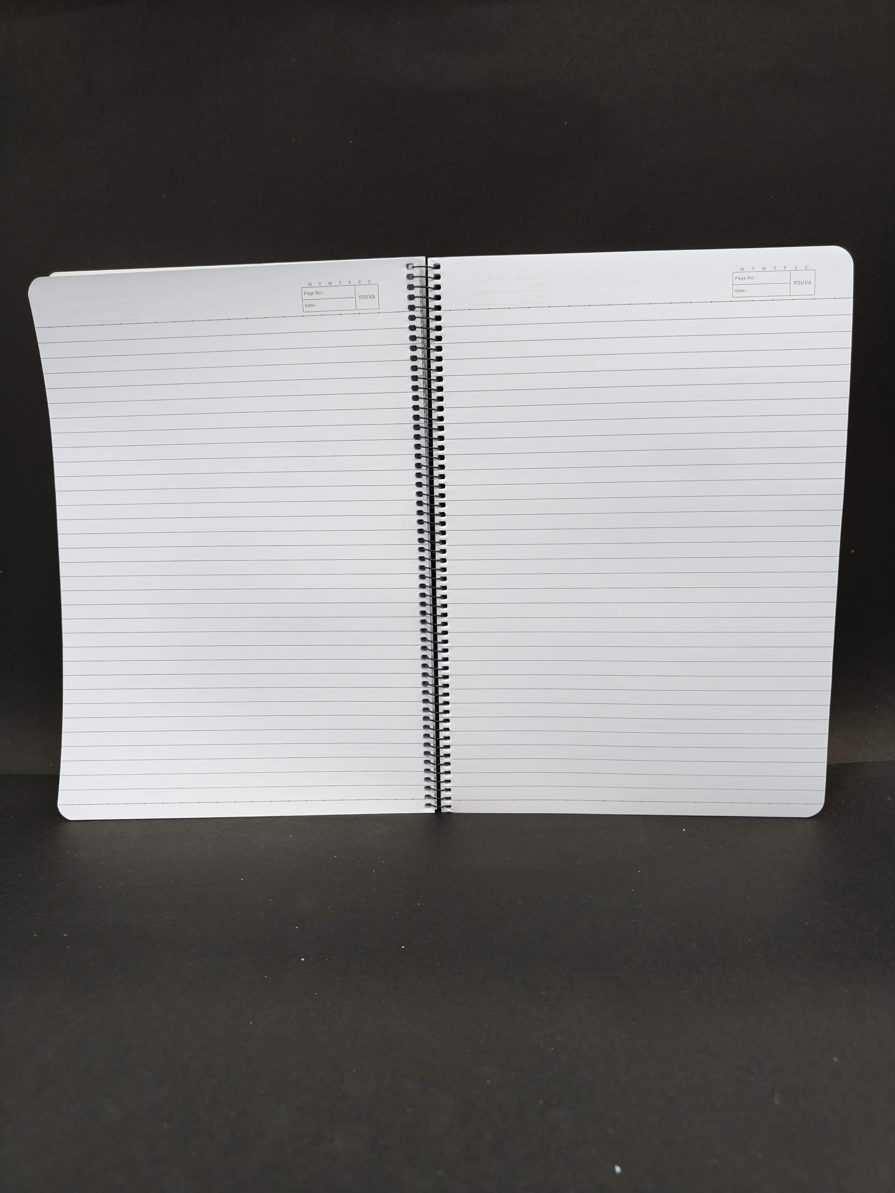 Navneet Youva | Spiral Bound | Spiral Book | 21x29.7 cm | Single Line | 172 Pages | Pack of 3 | Assorted Designs & Colors - KtoY