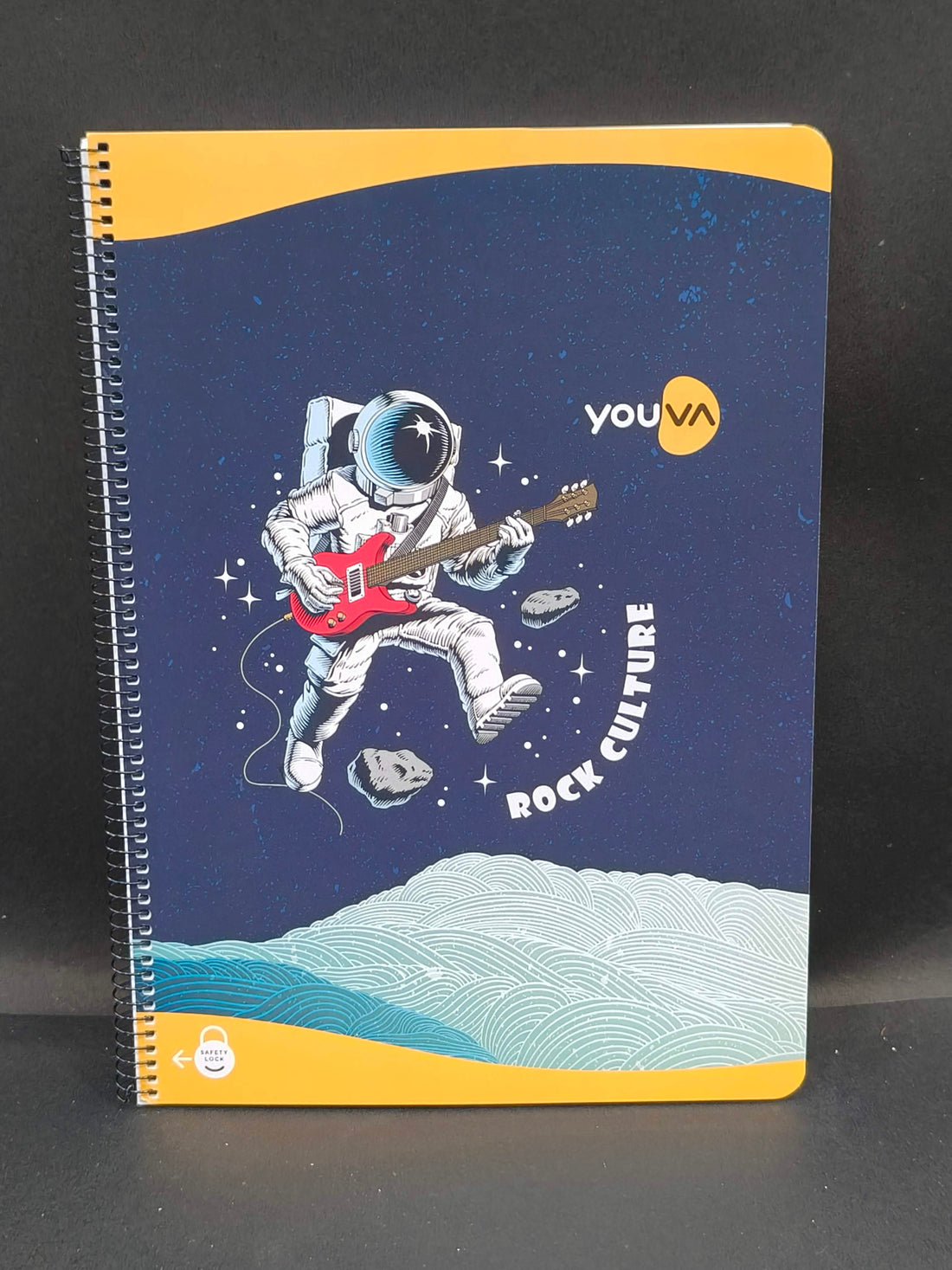 Navneet Youva | Spiral Bound | Spiral Book | 21x29.7 cm | Single Line | 172 Pages | Pack of 3 | Assorted Designs & Colors - KtoY